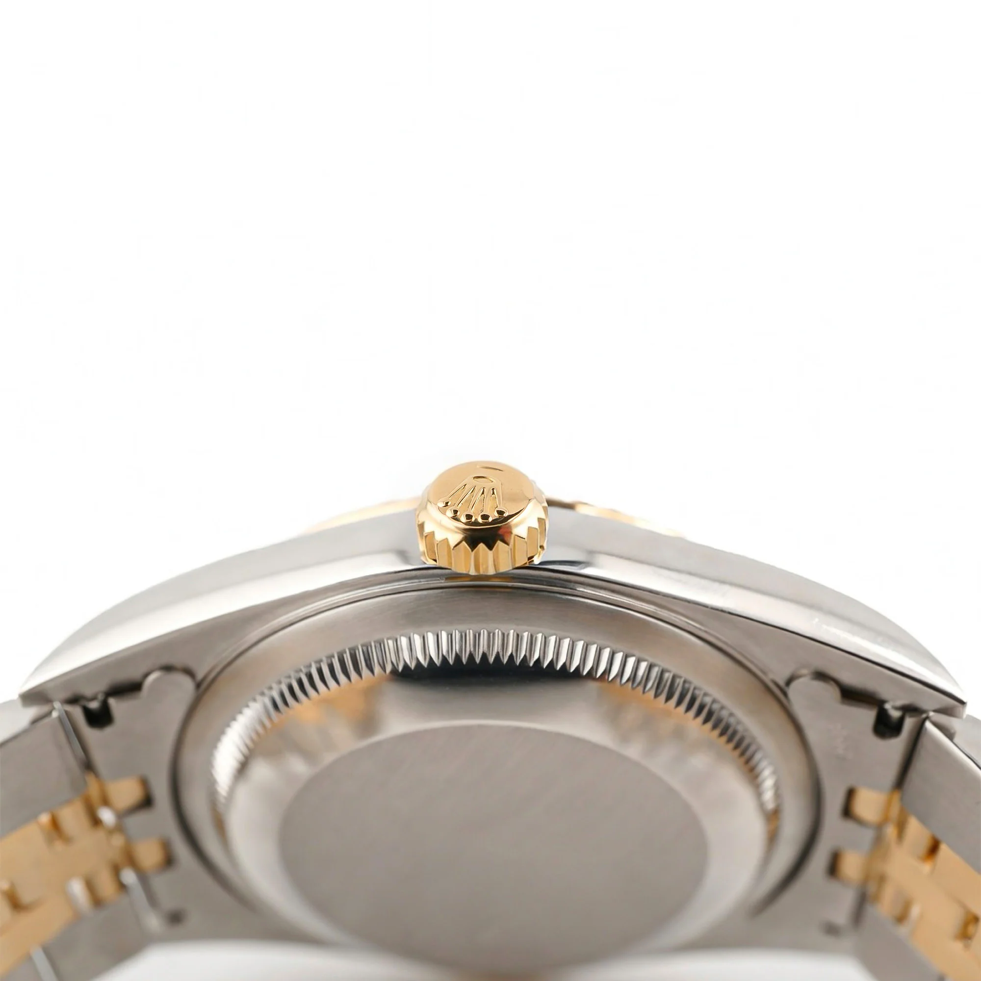 Rolex 16233 Datejust 36 mm Fluted Bezel Champagne Linen Dial Jubilee Bracelet Box and Papers 2004 - Image 7