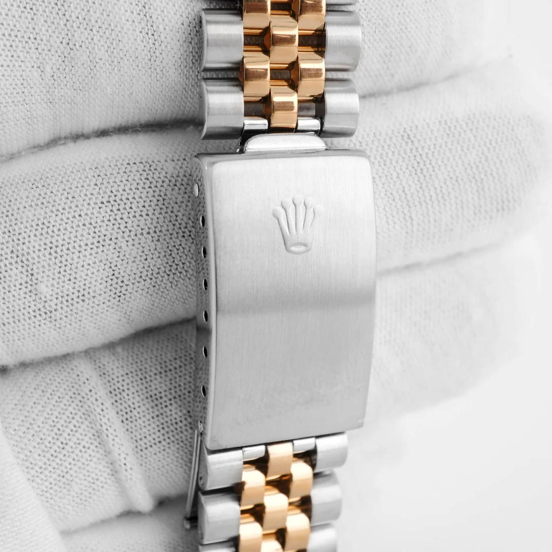 Rolex 16233 Datejust 36 mm Fluted Bezel Diamond White Dial Jubilee Bracelet Box and Papers 1990 - Image 5