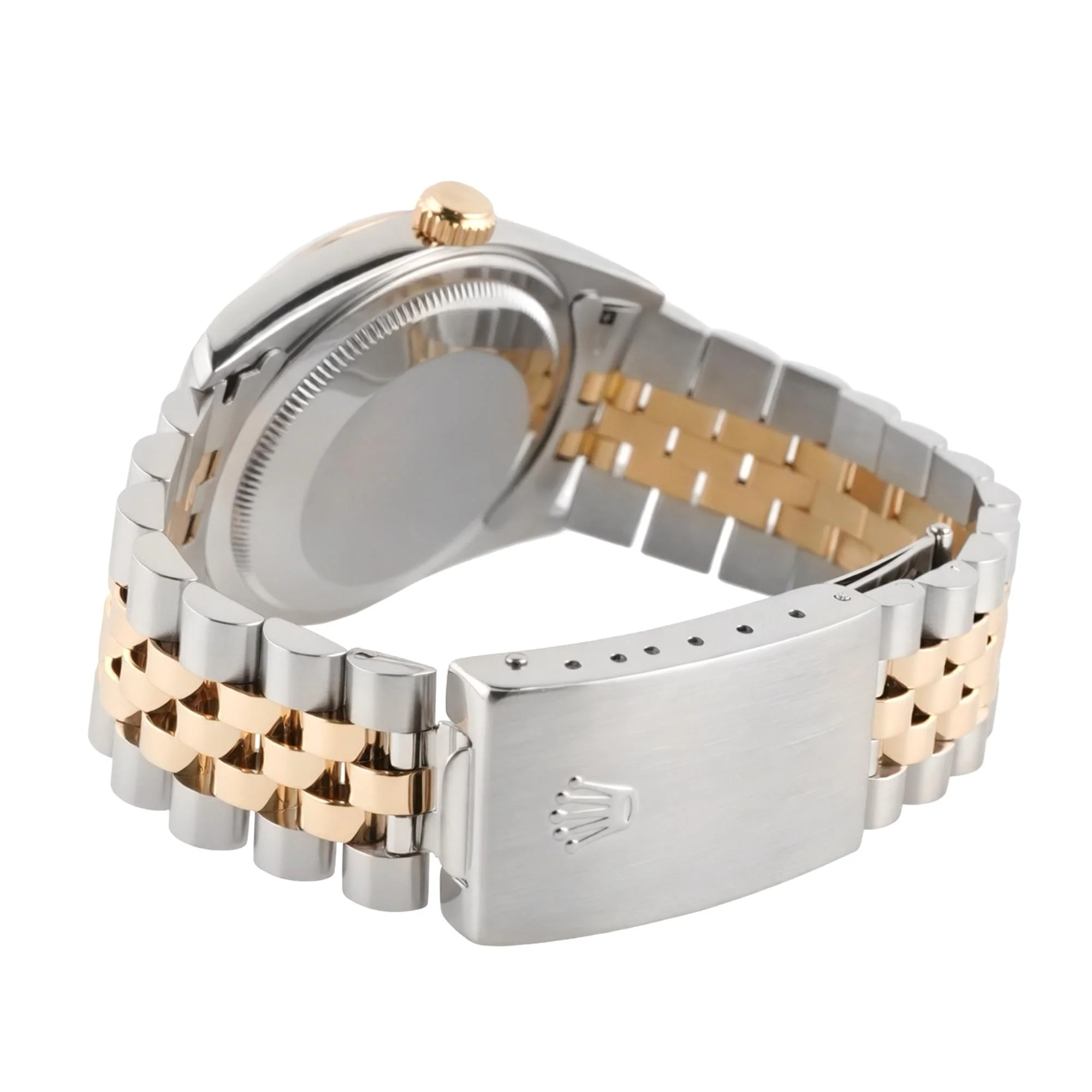 Rolex 16233 Datejust 36 mm Fluted Bezel Jubilee Champagne Diamond Dial Jubilee Bracelet Box 1997 - Image 5