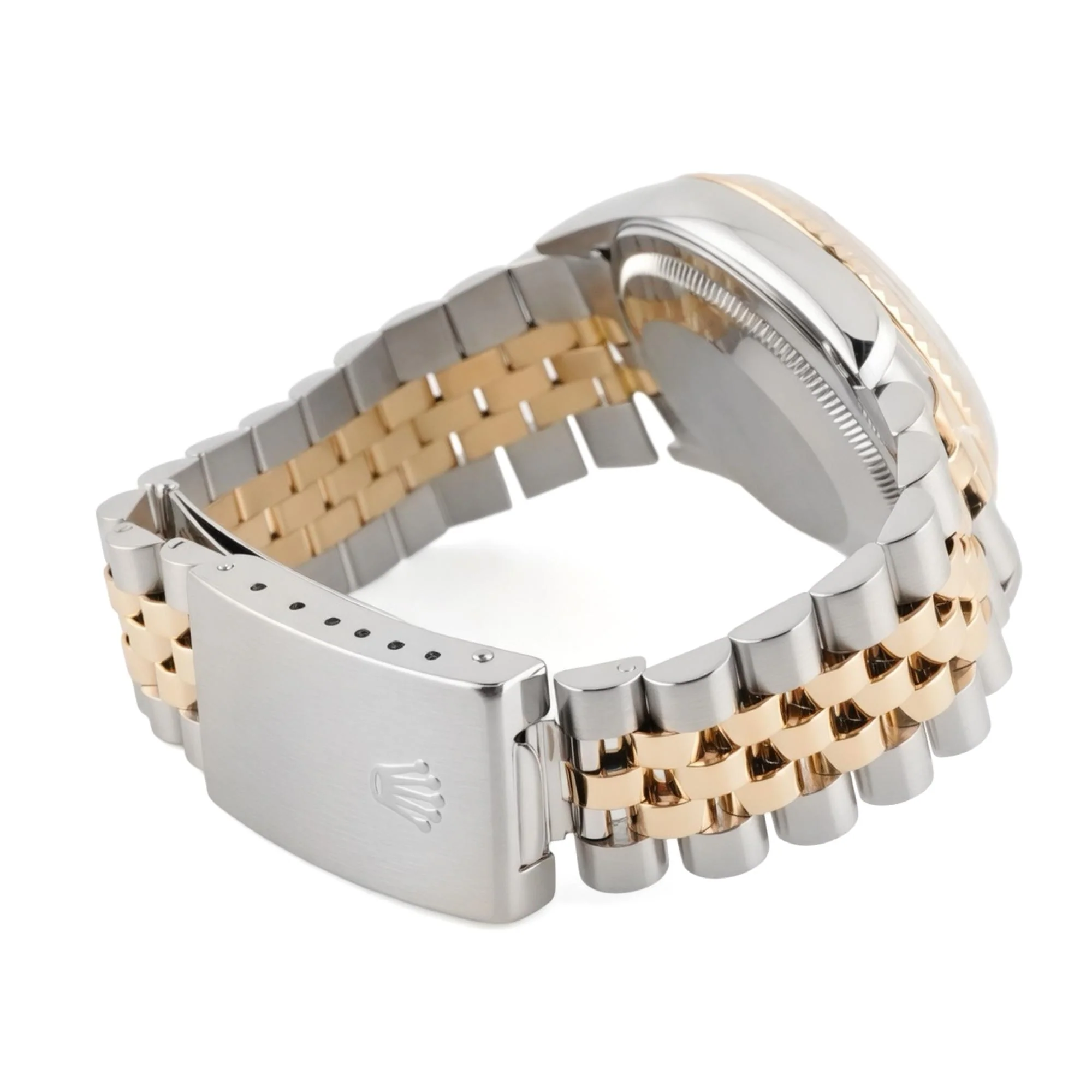 Rolex 16233 Datejust 36 mm Fluted Bezel Jubilee Champagne Diamond Dial Jubilee Bracelet Box 1997 - Image 6
