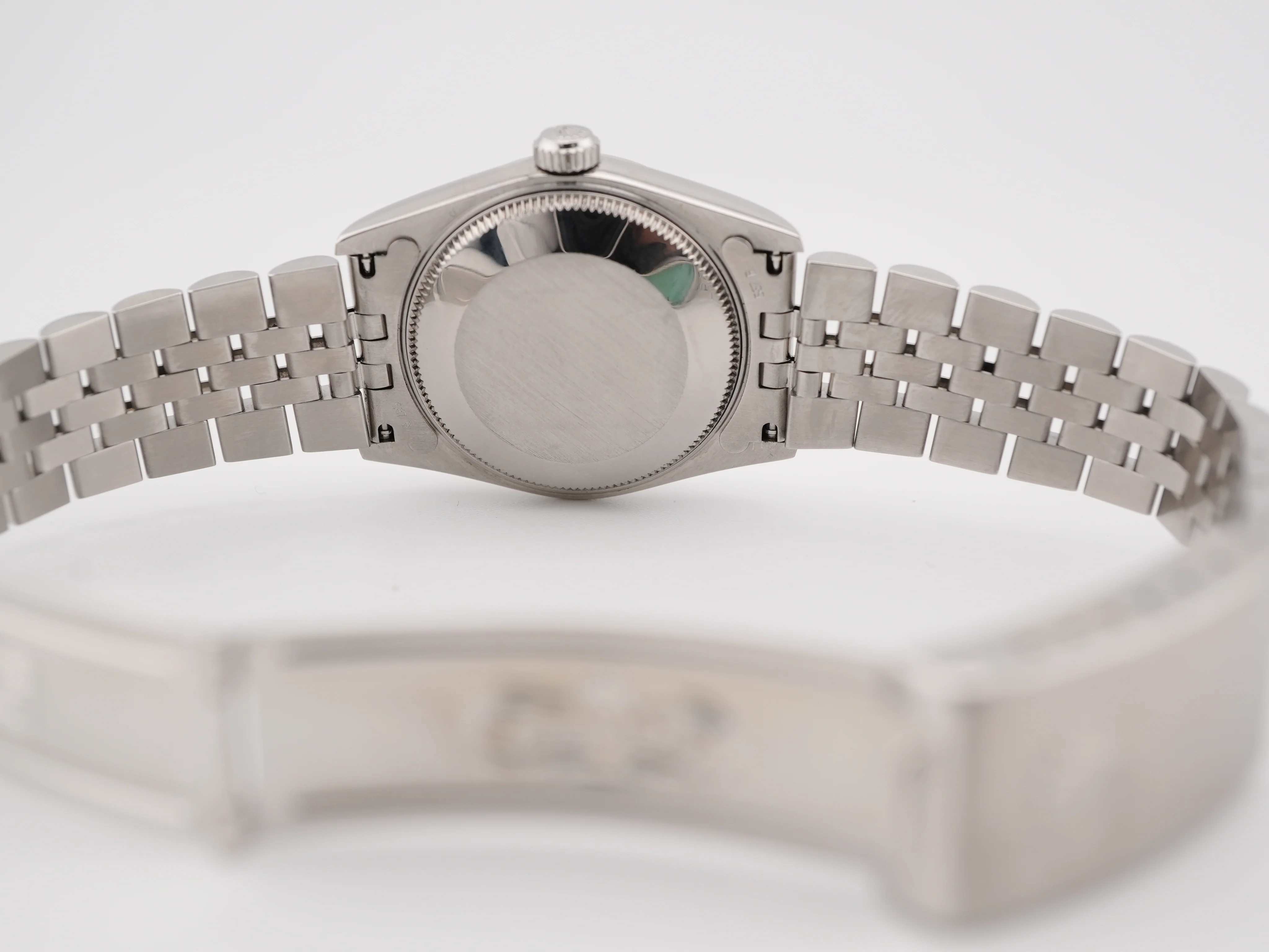 Rolex 78274 Datejust 31 mm Fluted Bezel Brown Diamond Dial Jubilee Bracelet Complete Set 2005 - Image 10