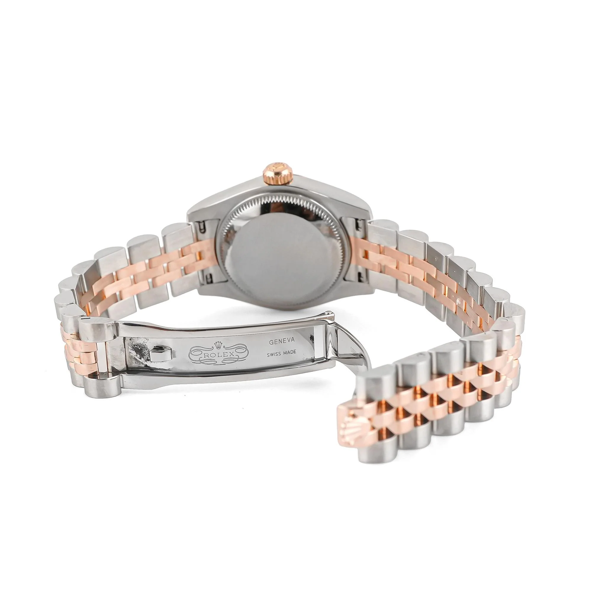 Rolex 179171 Lady-Datejust 26 mm 18k Rose Gold Pink Index Dial Jubilee Bracelet Box and Papers 2012 - Image 3