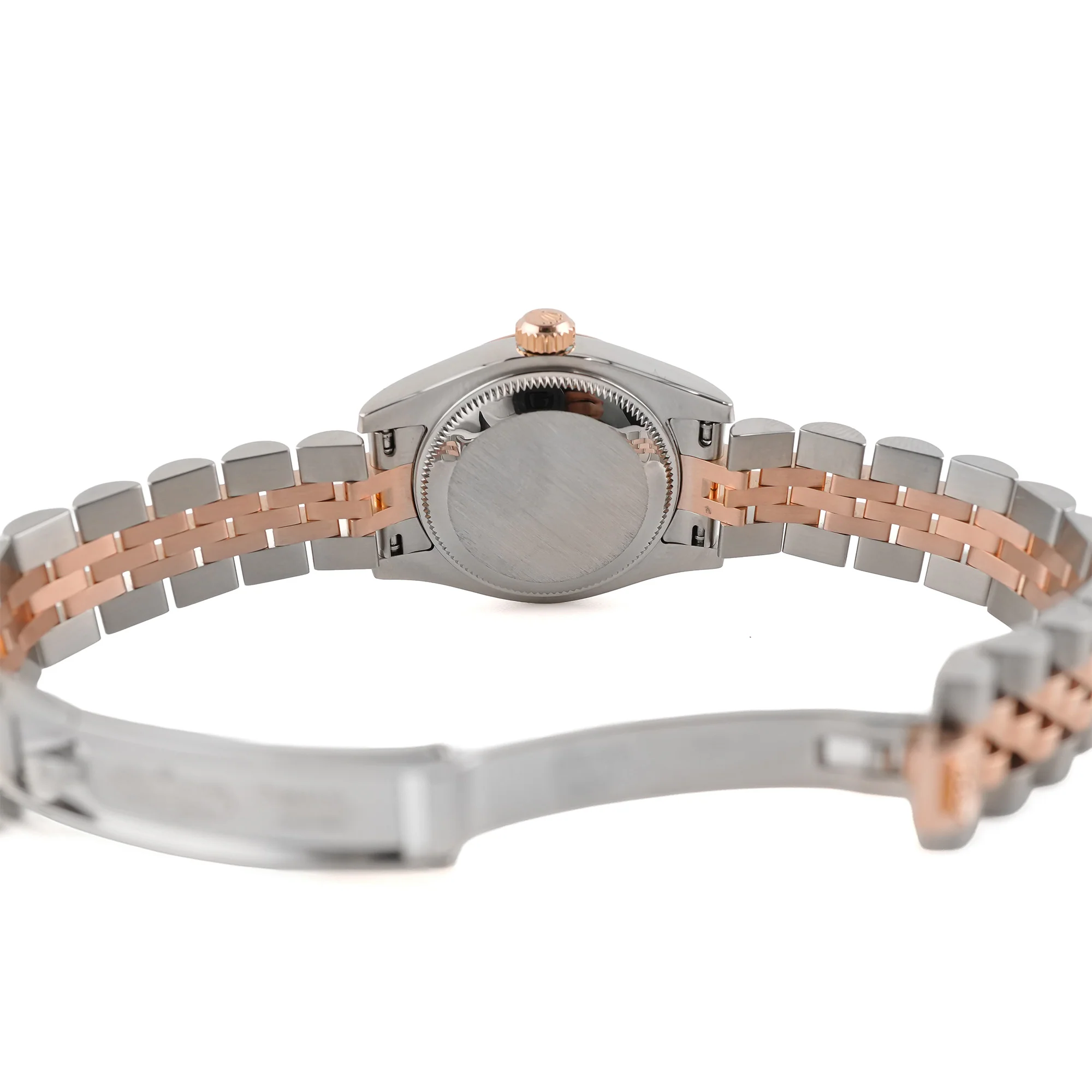 Rolex 179171 Lady-Datejust 26 mm 18K Rose Gold MOP Diamond Dial Jubilee Bracelet Box and Papers 2011 - Image 9