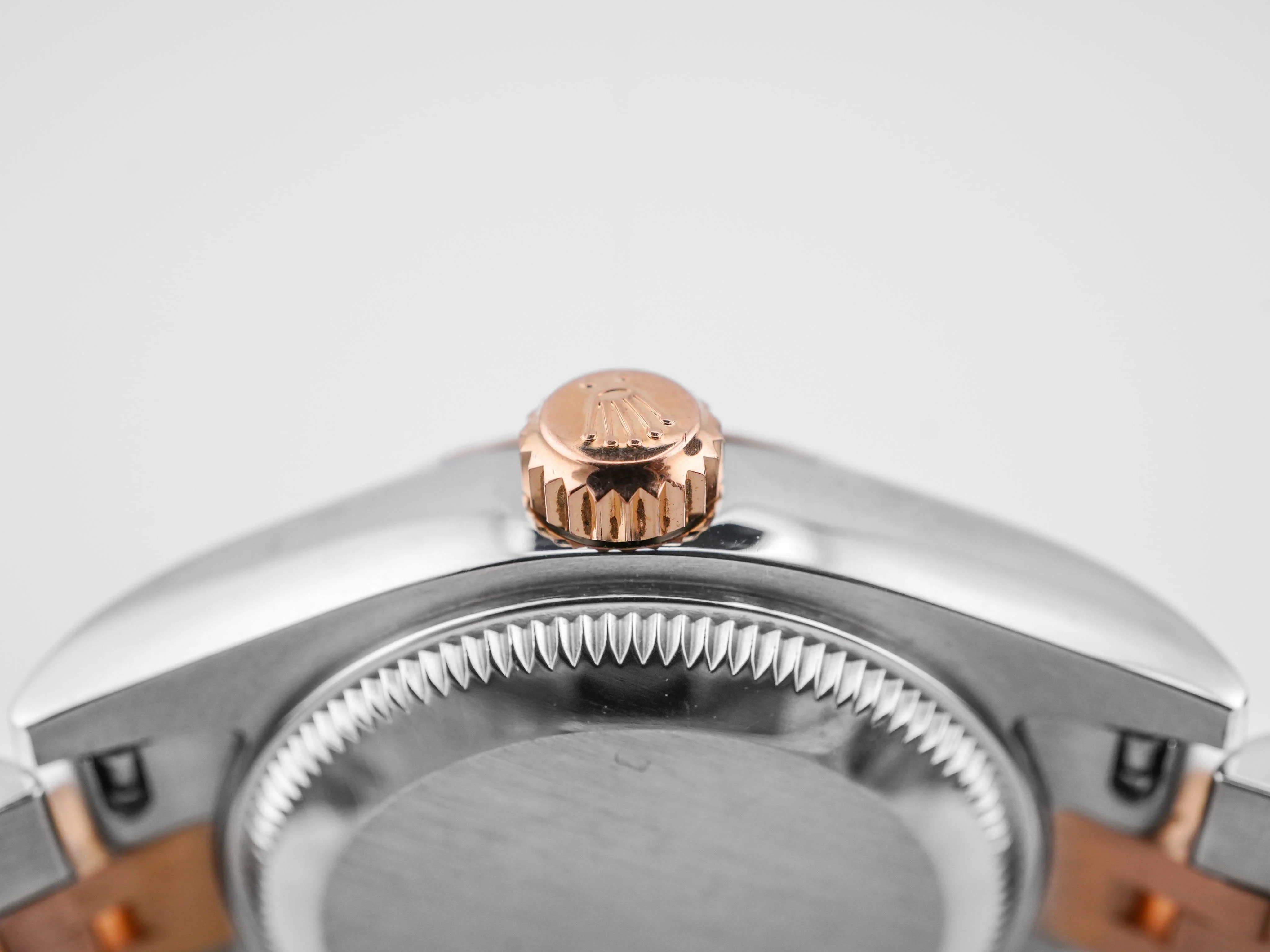Rolex 179171 Lady-Datejust 26mm 18k Rose Gold Pink Roman Dial Jubilee Bracelet Box and Papers 2012 - Image 8