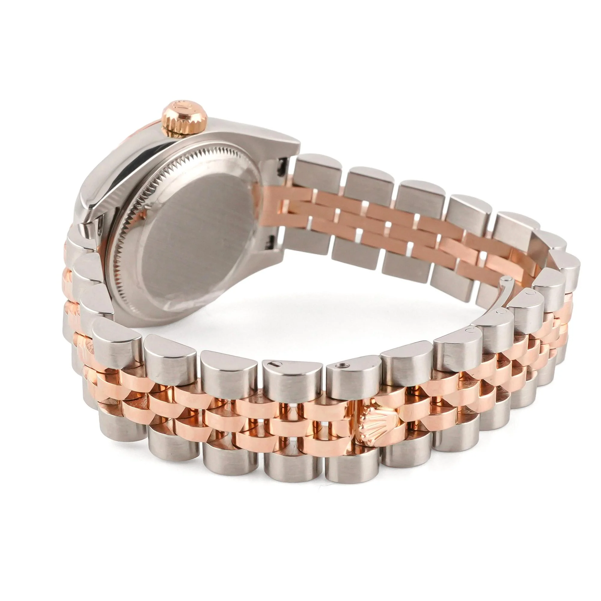 Rolex 179171 Lady-Datejust 26mm 18k Rose Gold Pink Roman Dial Jubilee Bracelet Box and Papers 2017 - Image 5