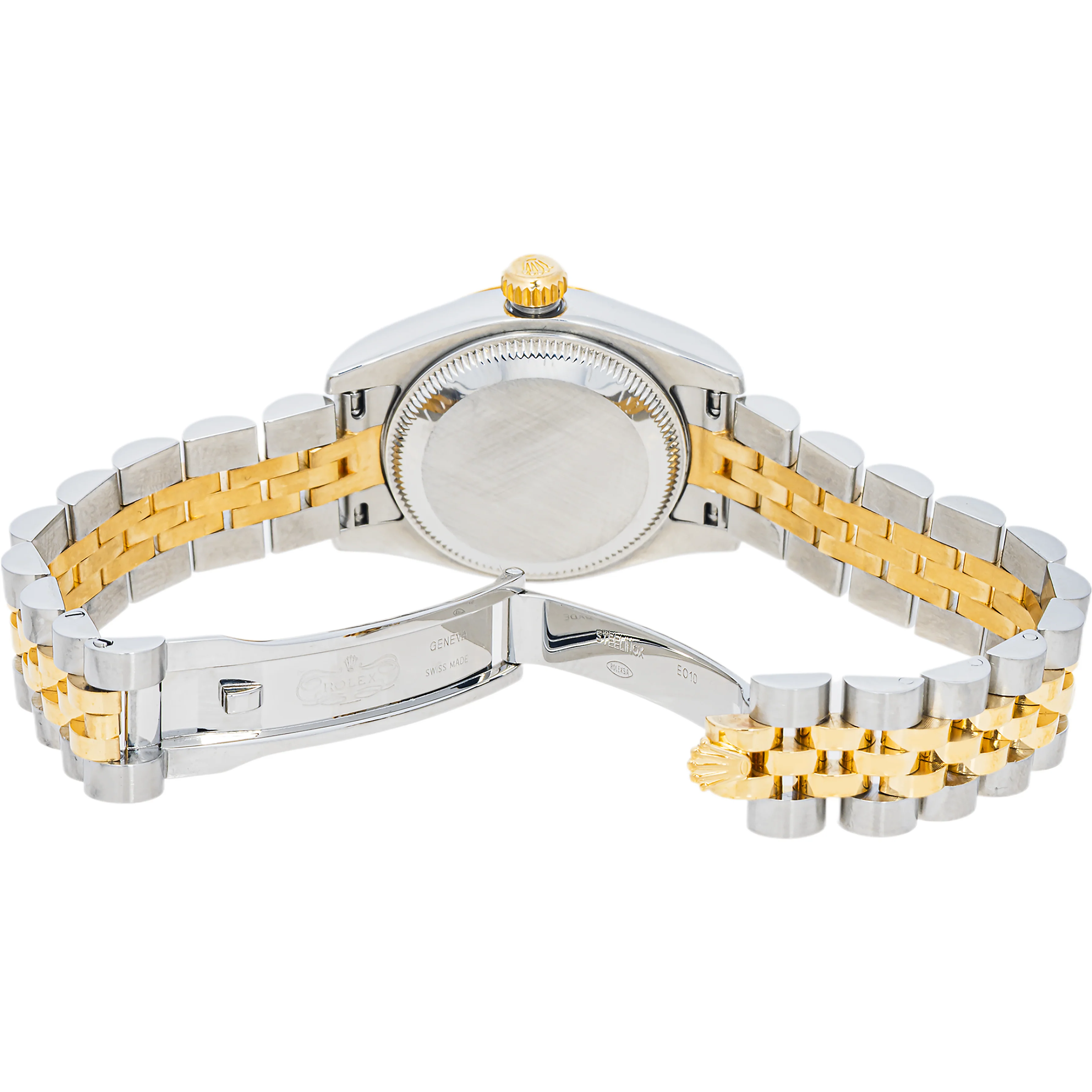 Rolex 179173 Lady-Datejust 26 mm Jubilee Silver Diamond Dial Jubilee Bracelet Box and Papers 2008 - Image 6