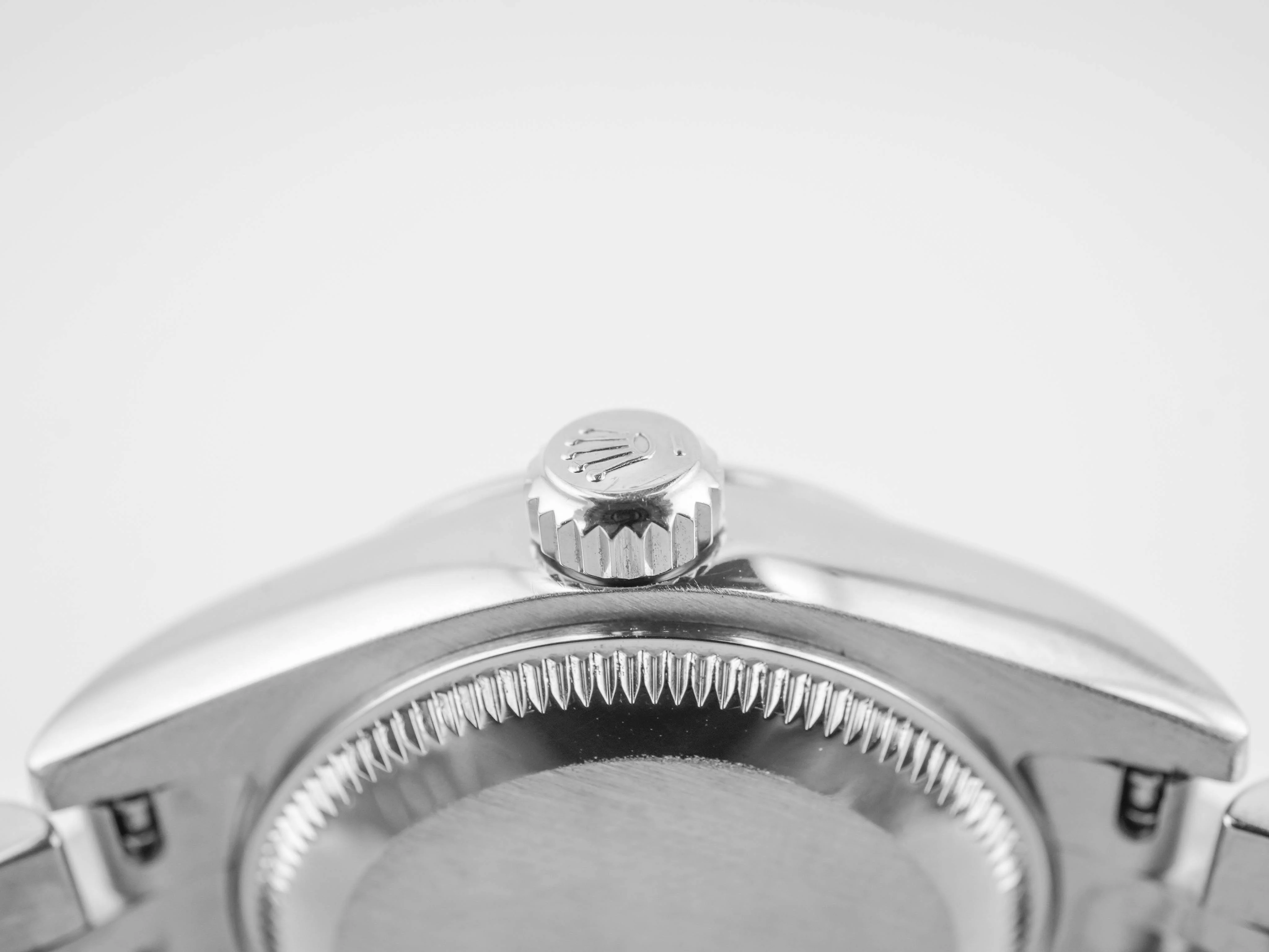 Rolex 179174 Lady-Datejust 26 mm Fluted Bezel Silver Dial Jubilee Bracelet Box and Papers 2015 - Image 8