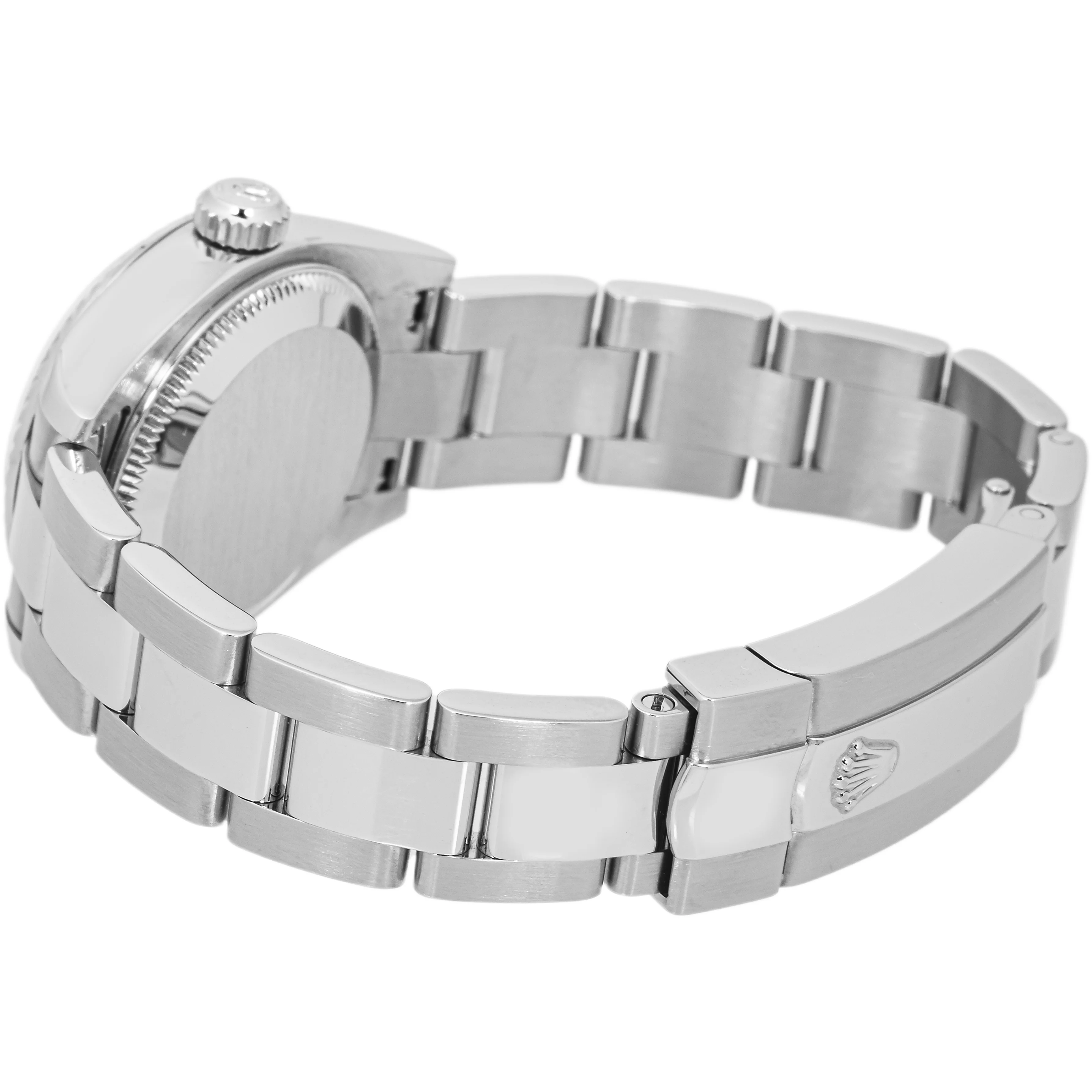 Rolex 179174 Lady-Datejust 26mm Fluted Bezel Rhodium Roman Dial Oyster Bracelet Box and CPO 2026 - Image 7