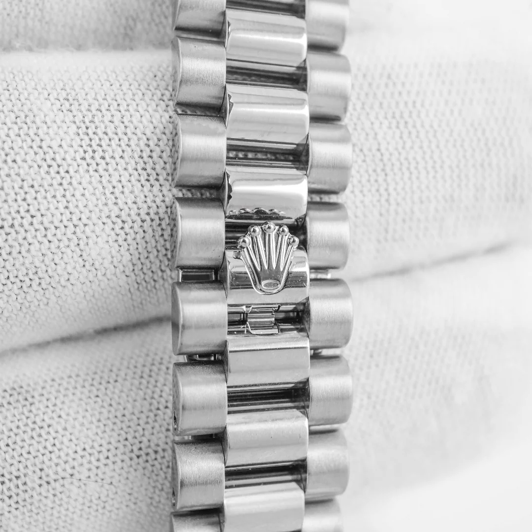 Rolex 179179 Lady-Datejust 26 mm Mother of Pearl Diamond Dial President Bracelet Box 2002 - Image 5
