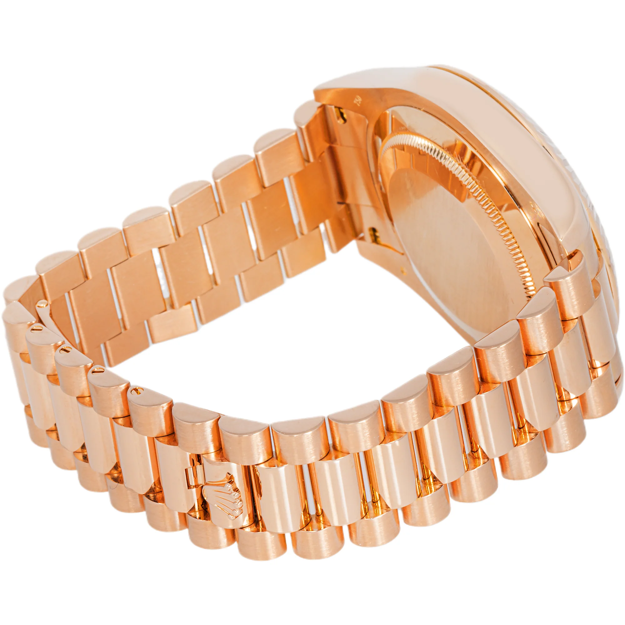 Rolex 218235 Day-Date II 41mm Rose Gold Sundust Diamond Dial President Bracelet Box and Papers 2012 - Image 6