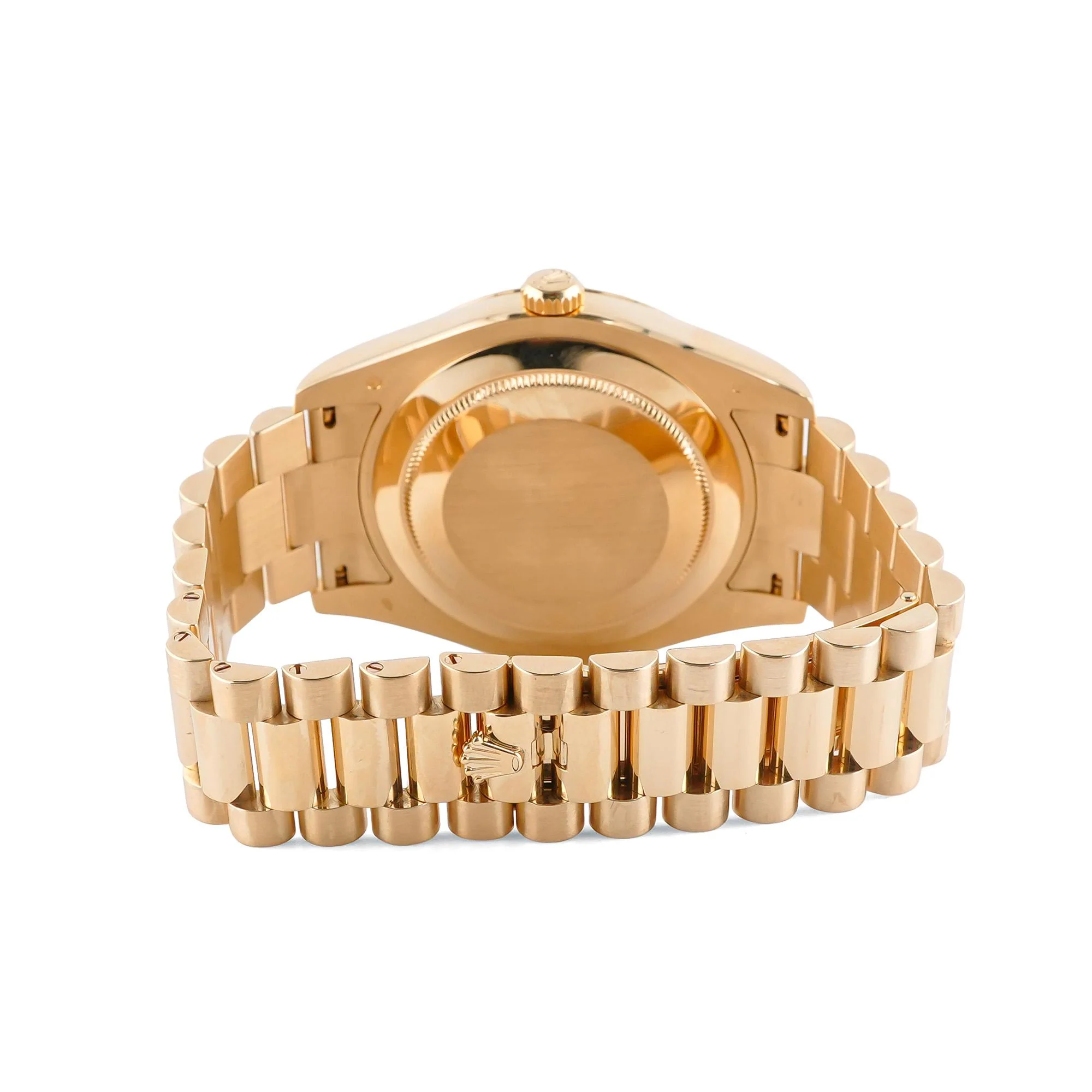 Rolex 218238 Day-Date II 41 mm 18K Yellow Gold Champagne Roman Dial Box and Papers 2011 - Image 3