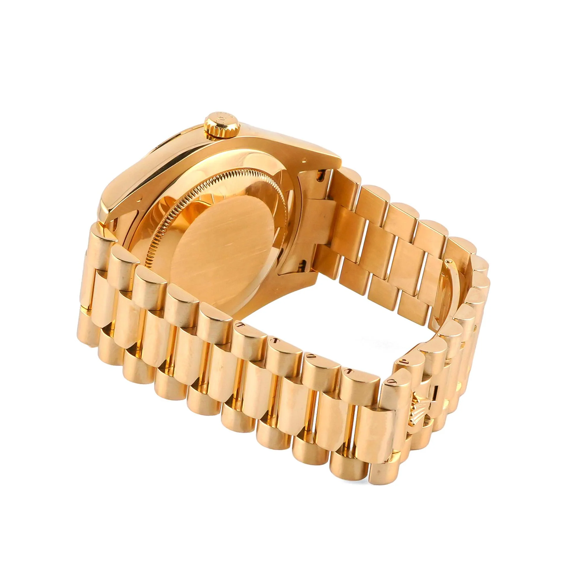Rolex 218238 Day-Date II 41 mm 18K Yellow Gold Champagne Roman Dial Box and Papers 2011 - Image 4