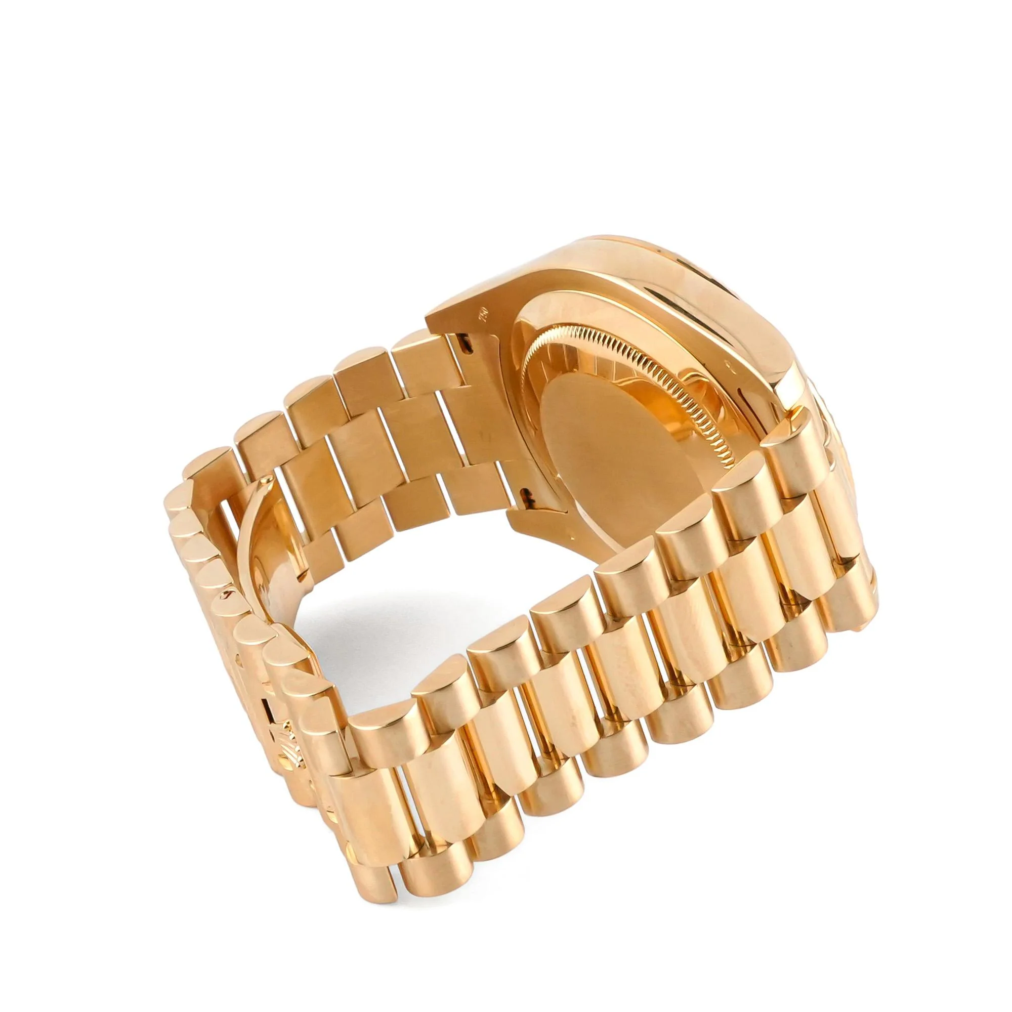 Rolex 218238 Day-Date II 41 mm 18K Yellow Gold Champagne Roman Dial Box and Papers 2011 - Image 6