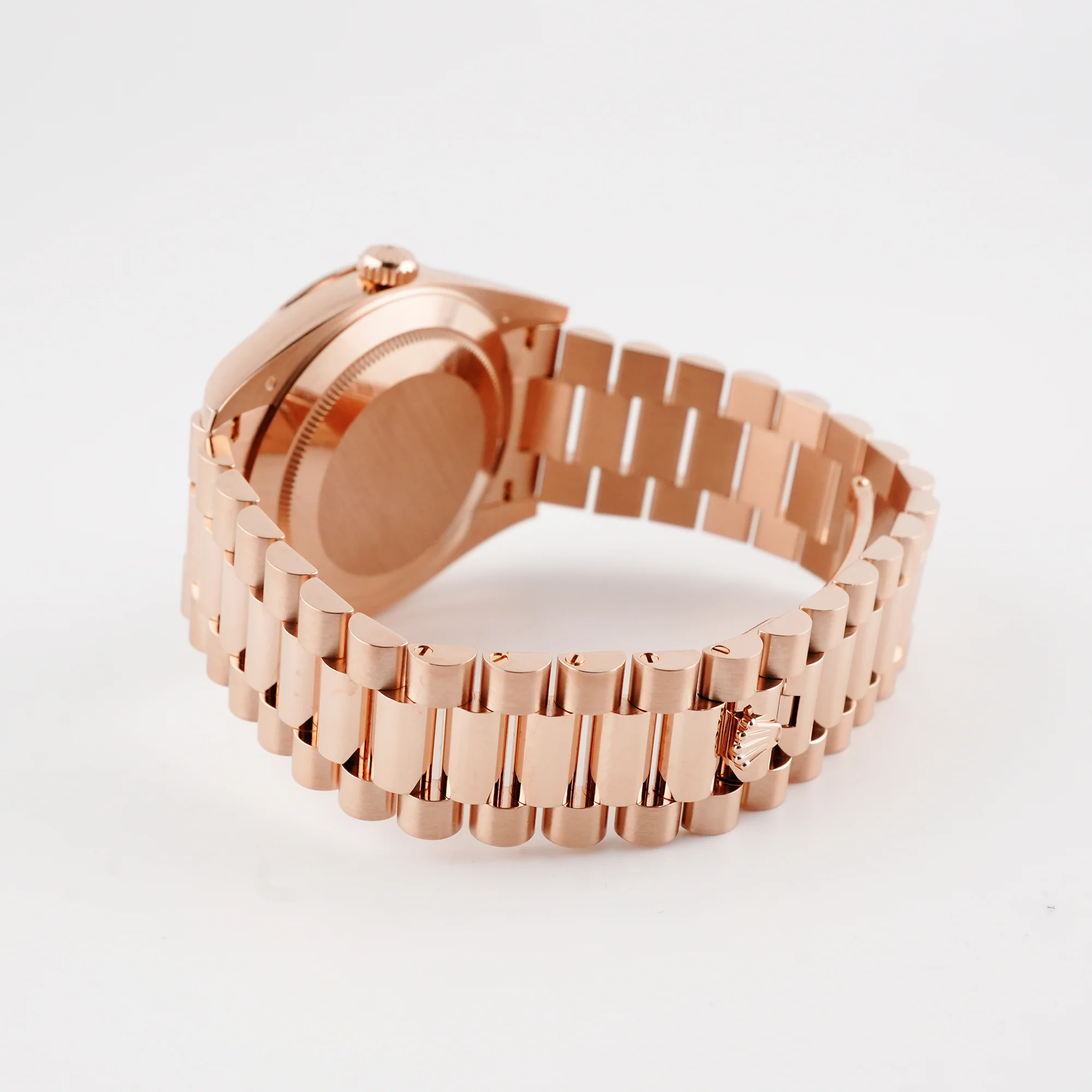 Rolex 228345RBR Day-Date 40mm 18K Rose Gold Olive Dial President Bracelet Complete Set 2026 - Image 7