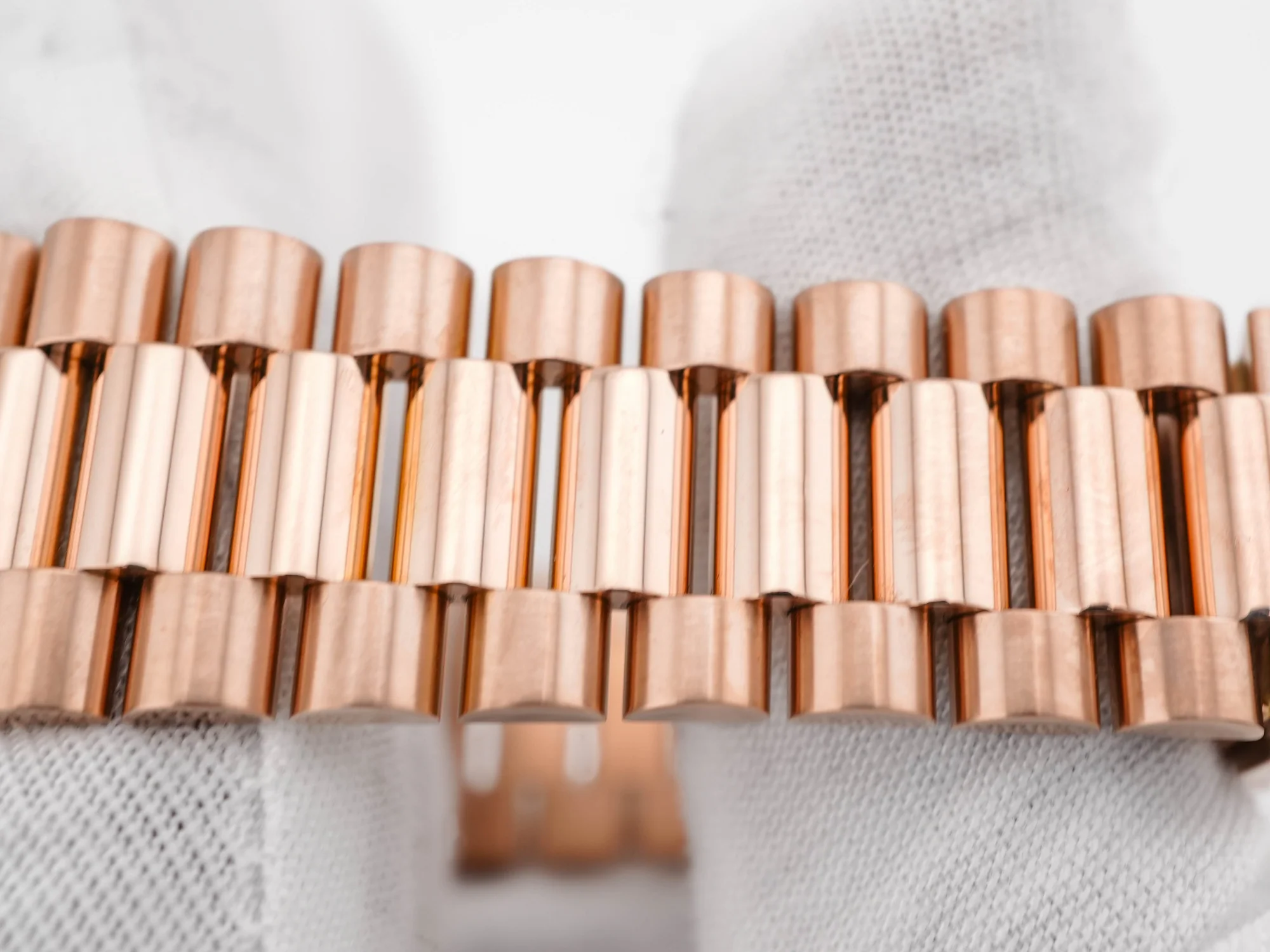 Rolex 228345RBR Day-Date 40 mm 18K Rose Gold Sundust Dial President Bracelet Box and Papers 2019 - Image 6