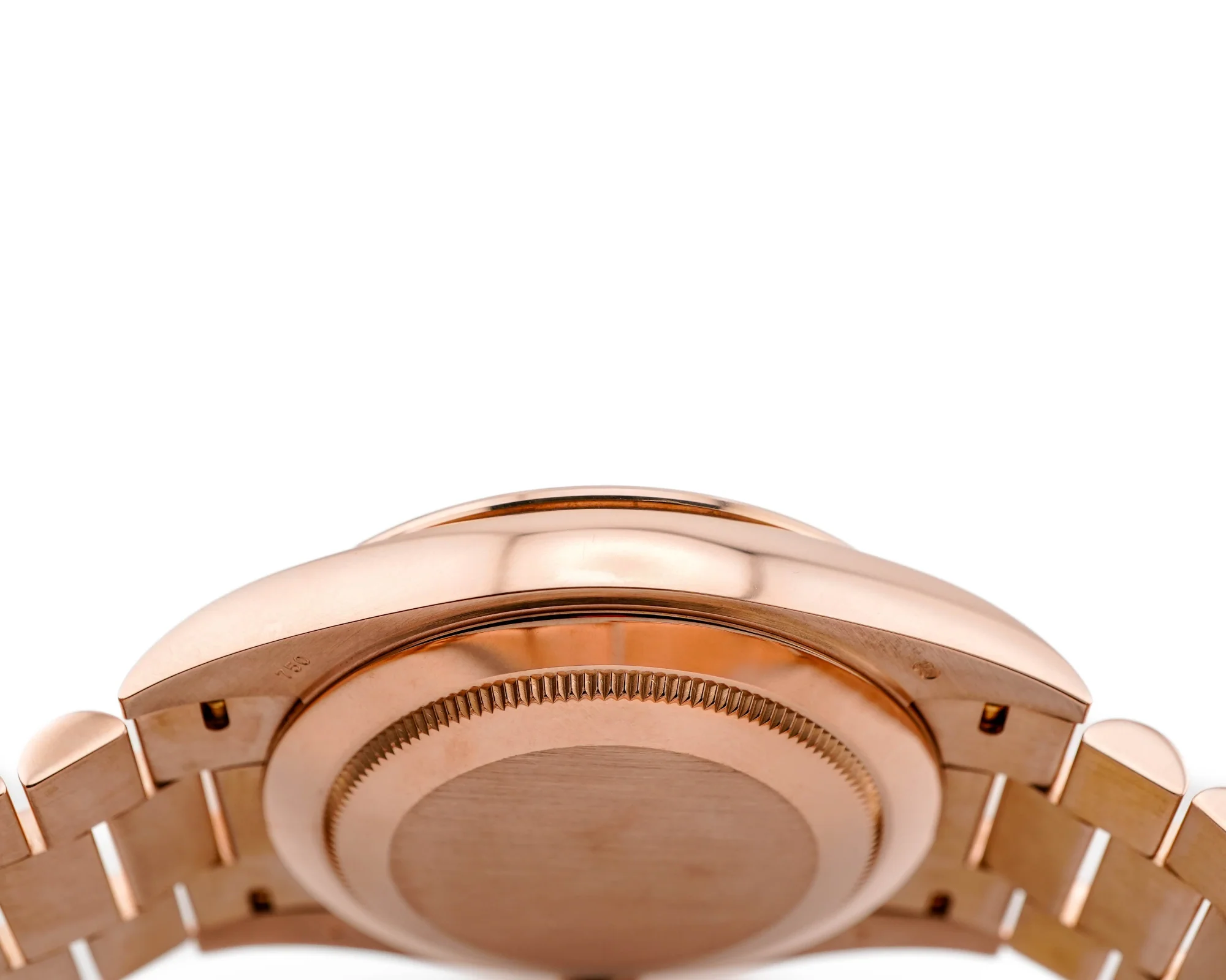 Rolex 228345RBR Day-Date 40 mm 18K Rose Gold Sundust Dial President Bracelet Box and Papers 2019 - Image 9