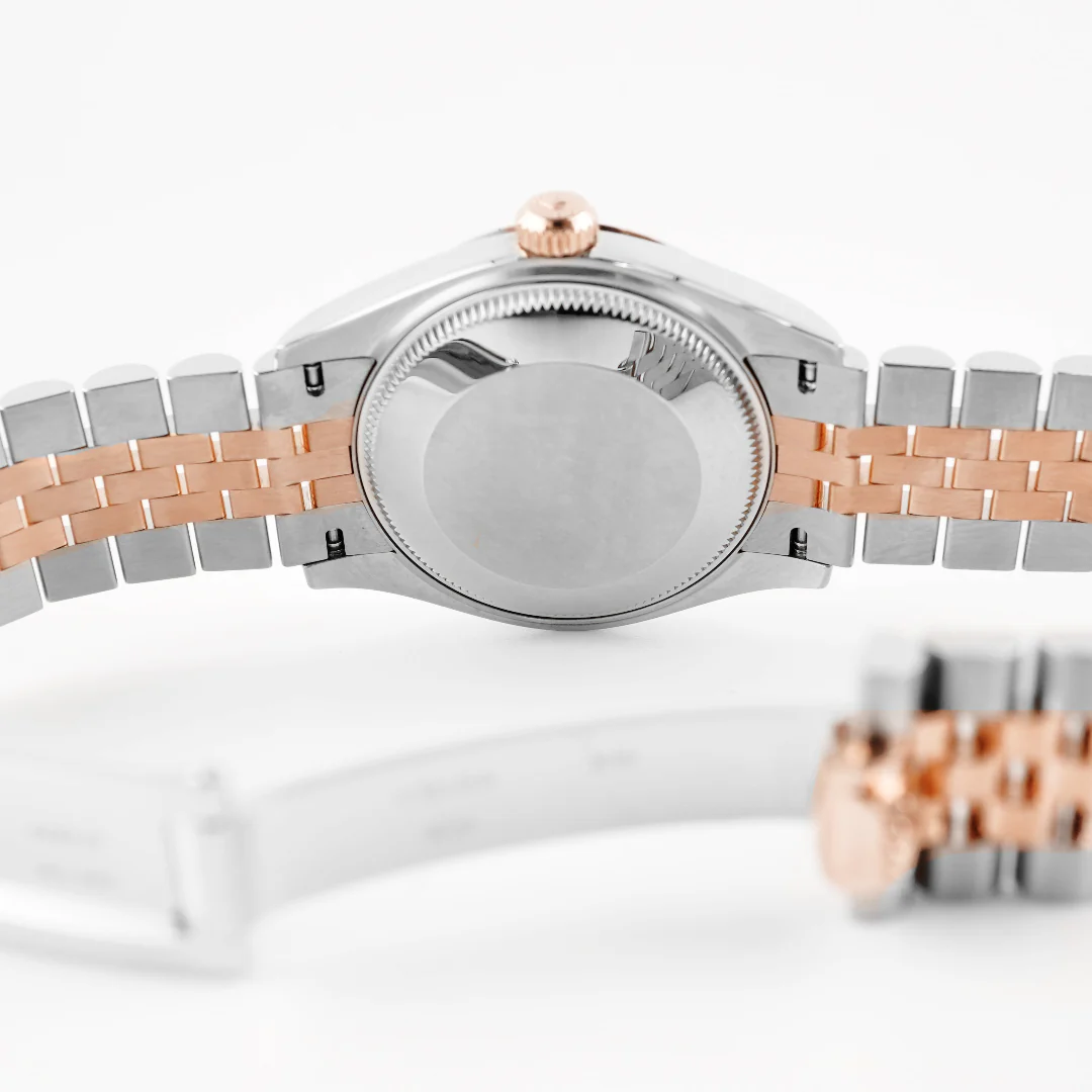 Rolex 278271 Datejust 31 mm 18K Rose Gold Pink Index Dial Jubilee Bracelet Box and Papers 2021 - Image 10
