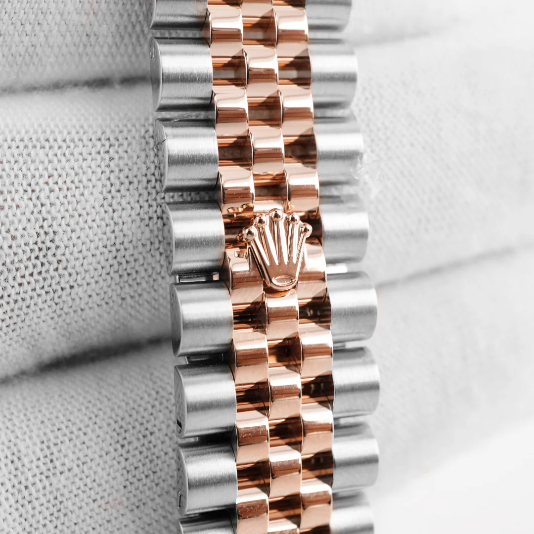 Rolex 278271 Datejust 31 mm 18K Rose Gold Pink Index Dial Jubilee Bracelet Box and Papers 2021 - Image 5