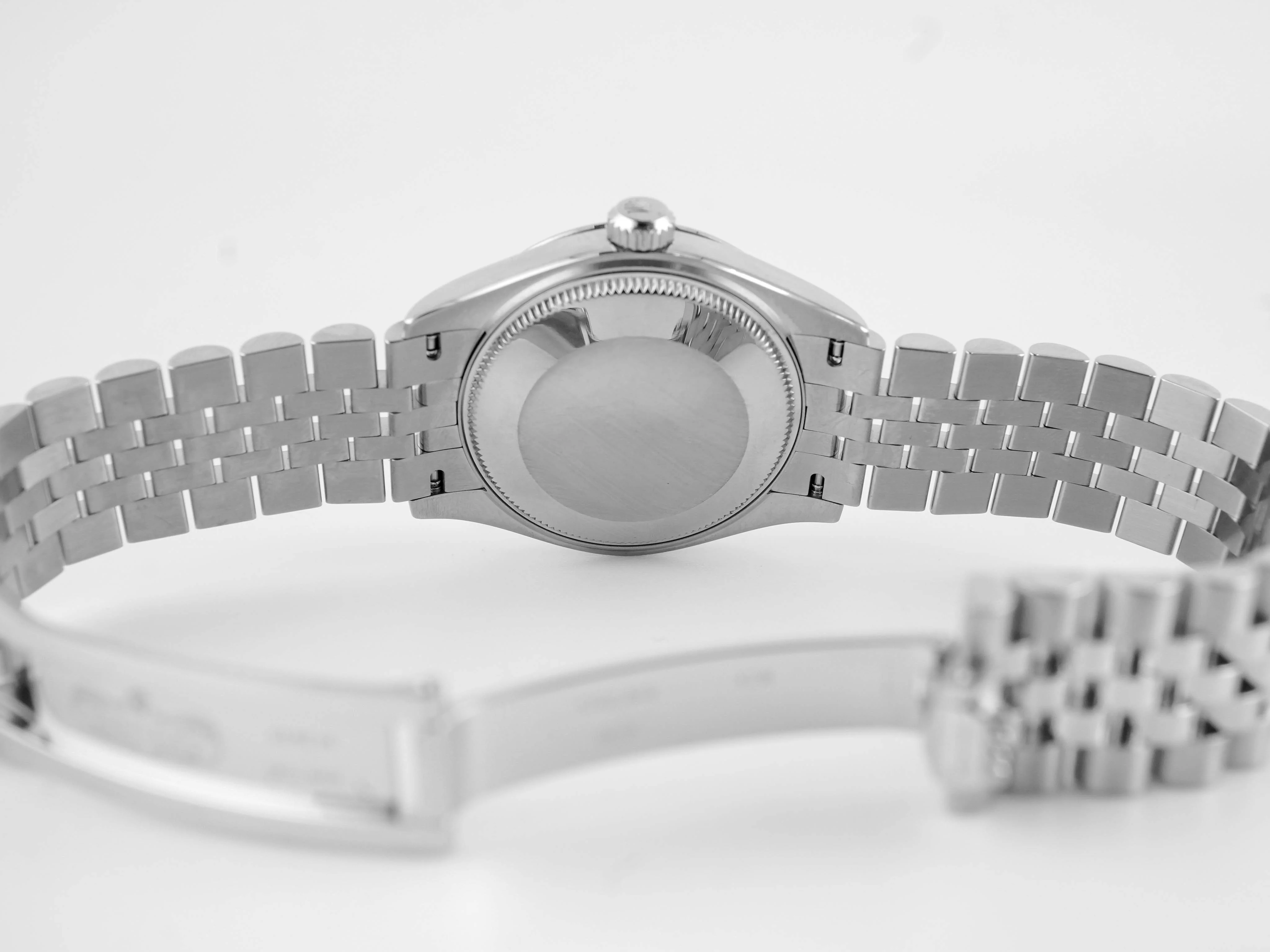 Rolex 278274 Datejust 31 mm Fluted Bezel Dark Grey Roman Dial Jubilee Bracelet Box and Papers 2020 - Image 10