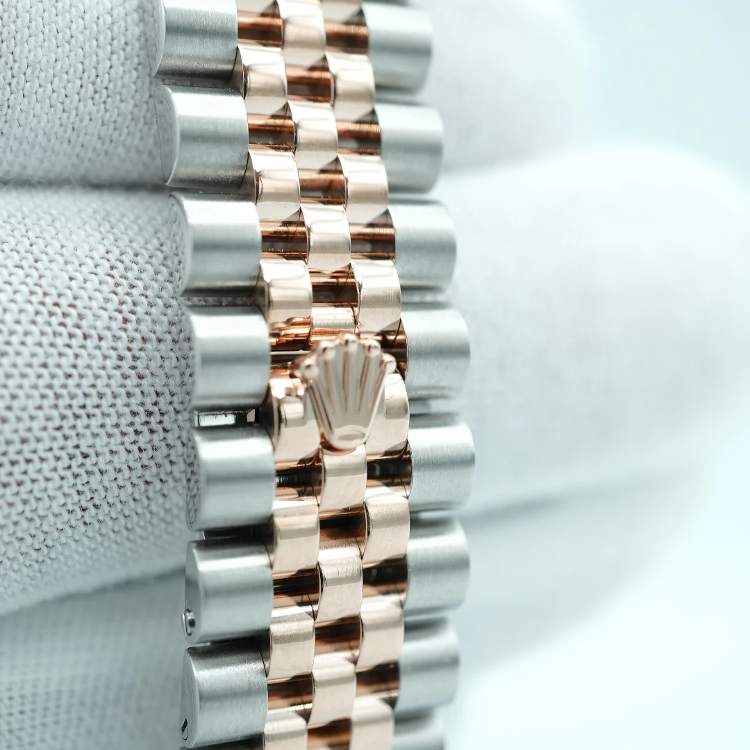 Rolex 278381RBR Datejust 31 mm 18K Rose Gold Factory Rolex Diamond Bezel Pink Diamond Dial 2017 - Image 5