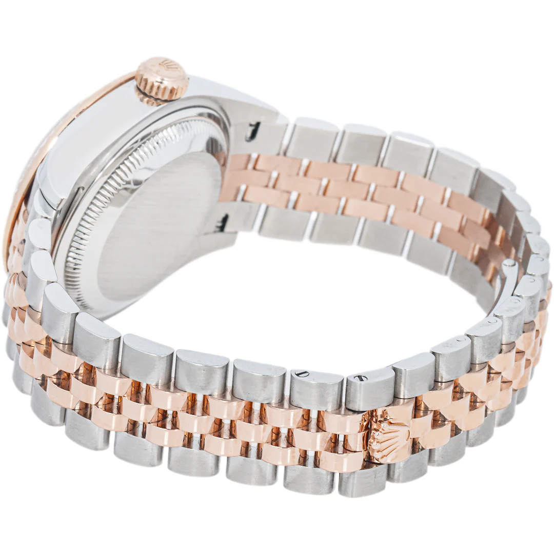 Rolex 279171 Lady-Datejust 28mm Sundust Roman Dial Jubilee Bracelet Box and Papers 2020 - Image 7
