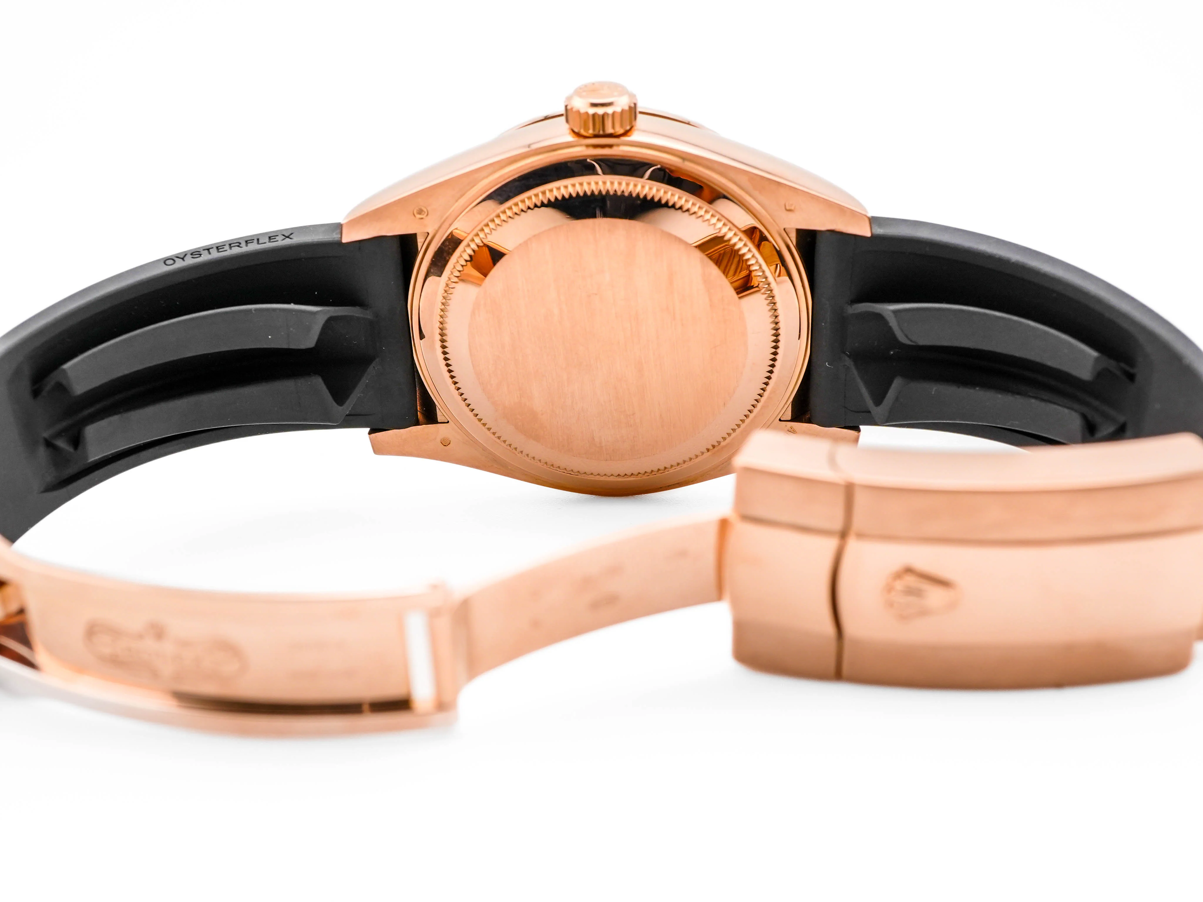Rolex 326235 Sky-Dweller 18K Rose Gold Chocolate Dial Oysterflex Bracelet Box and Papers 2023 - Image 10