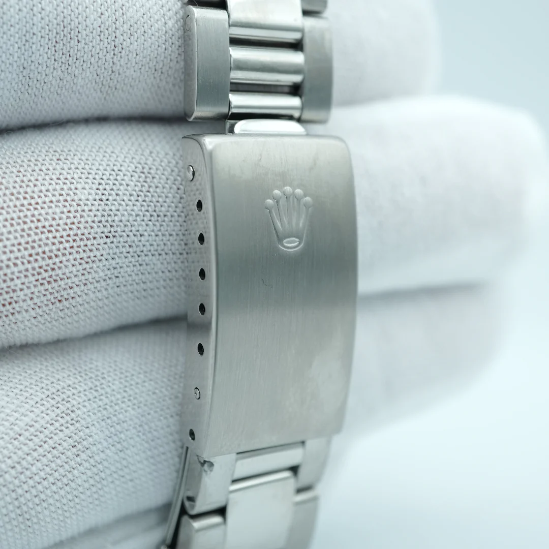 Rolex 67180 Oyster Perpetual 31 mm Silver Custom Diamond Dial Custom Diamond Bezel Oyster Bracelet 1996 - Image 5