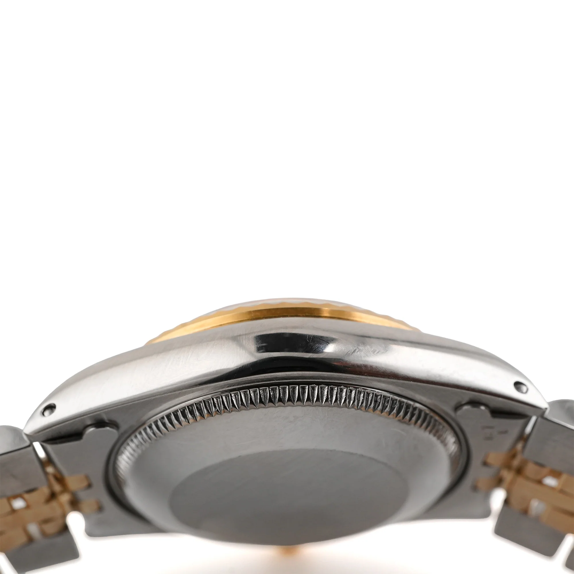 Rolex 68273 Datejust 31 mm Fluted Bezel Black Diamond Dial Jubilee Bracelet Box and Papers 1991 - Image 8