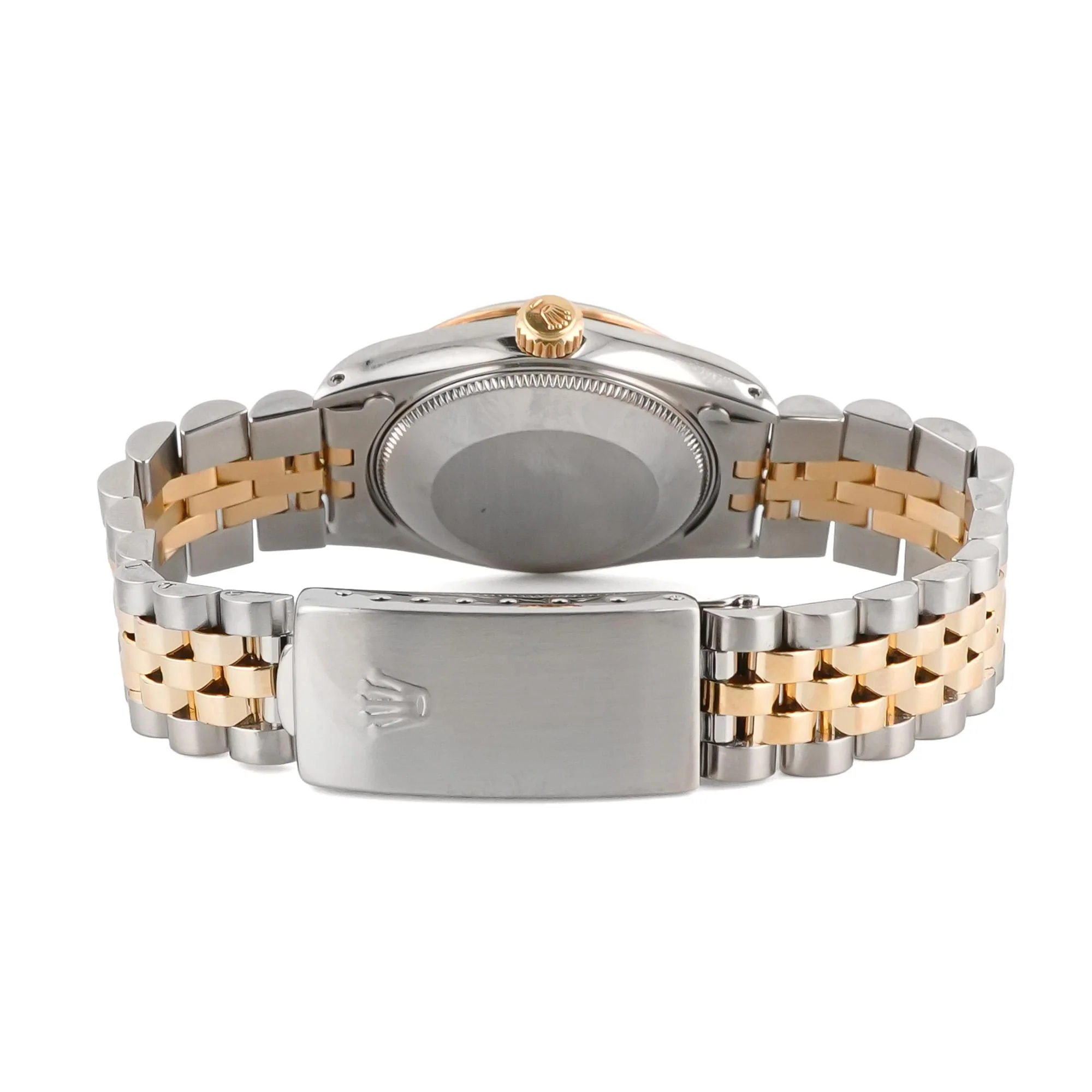Rolex 68273 Datejust 31 mm Fluted Bezel Champagne Diamond Dial Jubilee Bracelet Box 1991 - Image 3