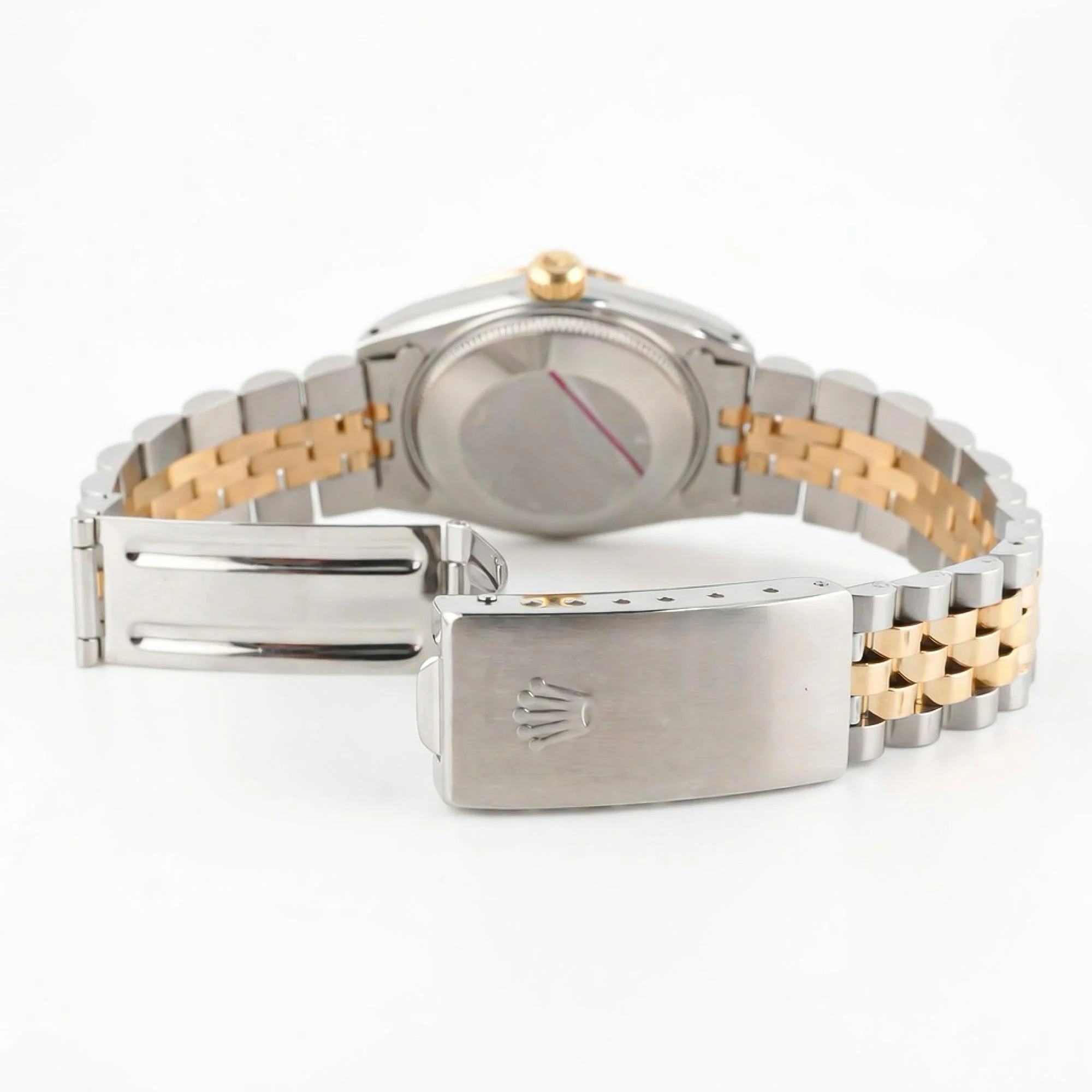 Rolex 68273 Datejust 31 mm Fluted Bezel Champagne Diamond Dial Jubilee Bracelet Box and Papers 1989 - Image 4