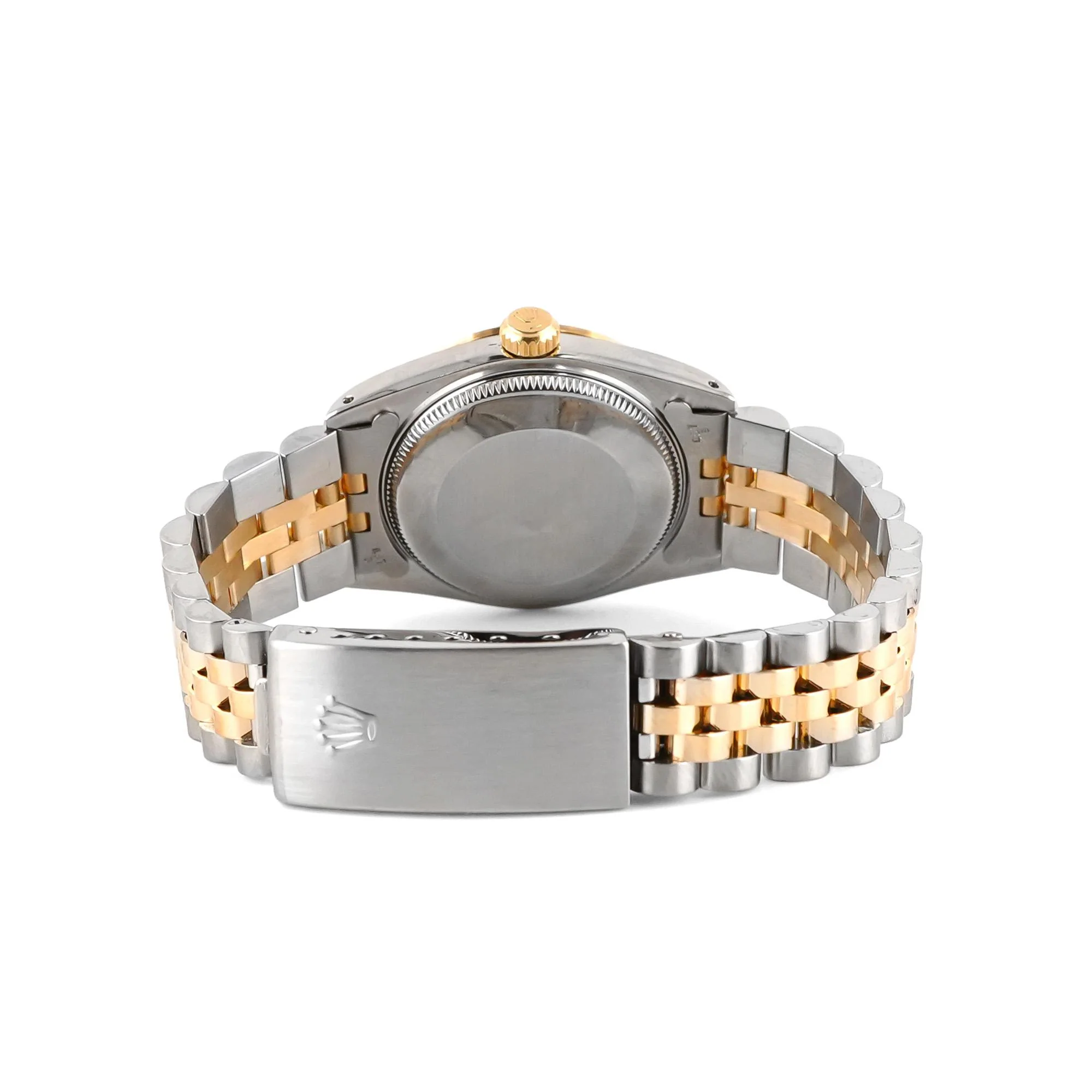 Rolex 68273 Datejust 31 mm Fluted Bezel Champagne Index Dial Jubilee Bracelet Box 1987 - Image 3