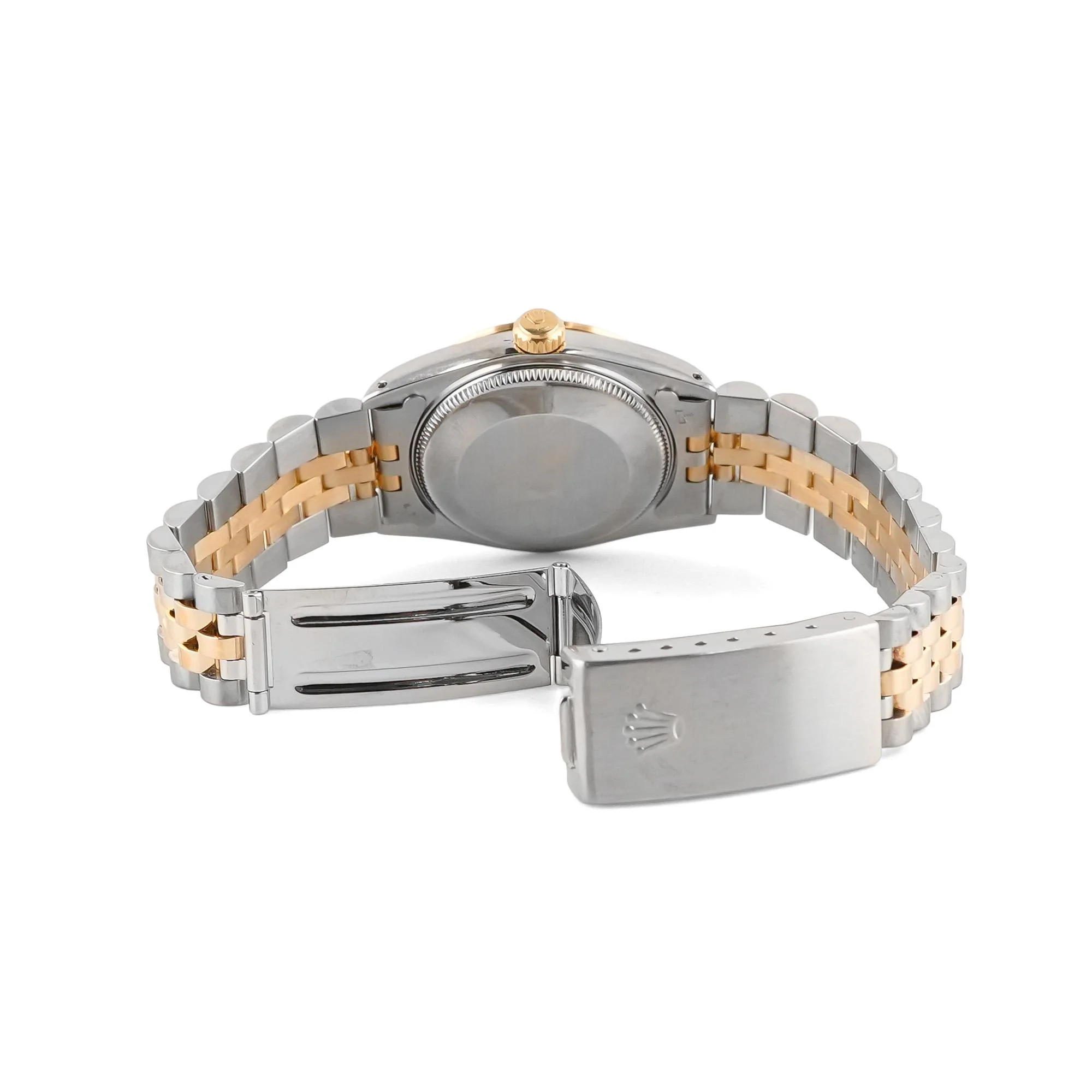 Rolex 68273 Datejust 31 mm Fluted Bezel Champagne Index Dial Jubilee Bracelet Box 1987 - Image 4