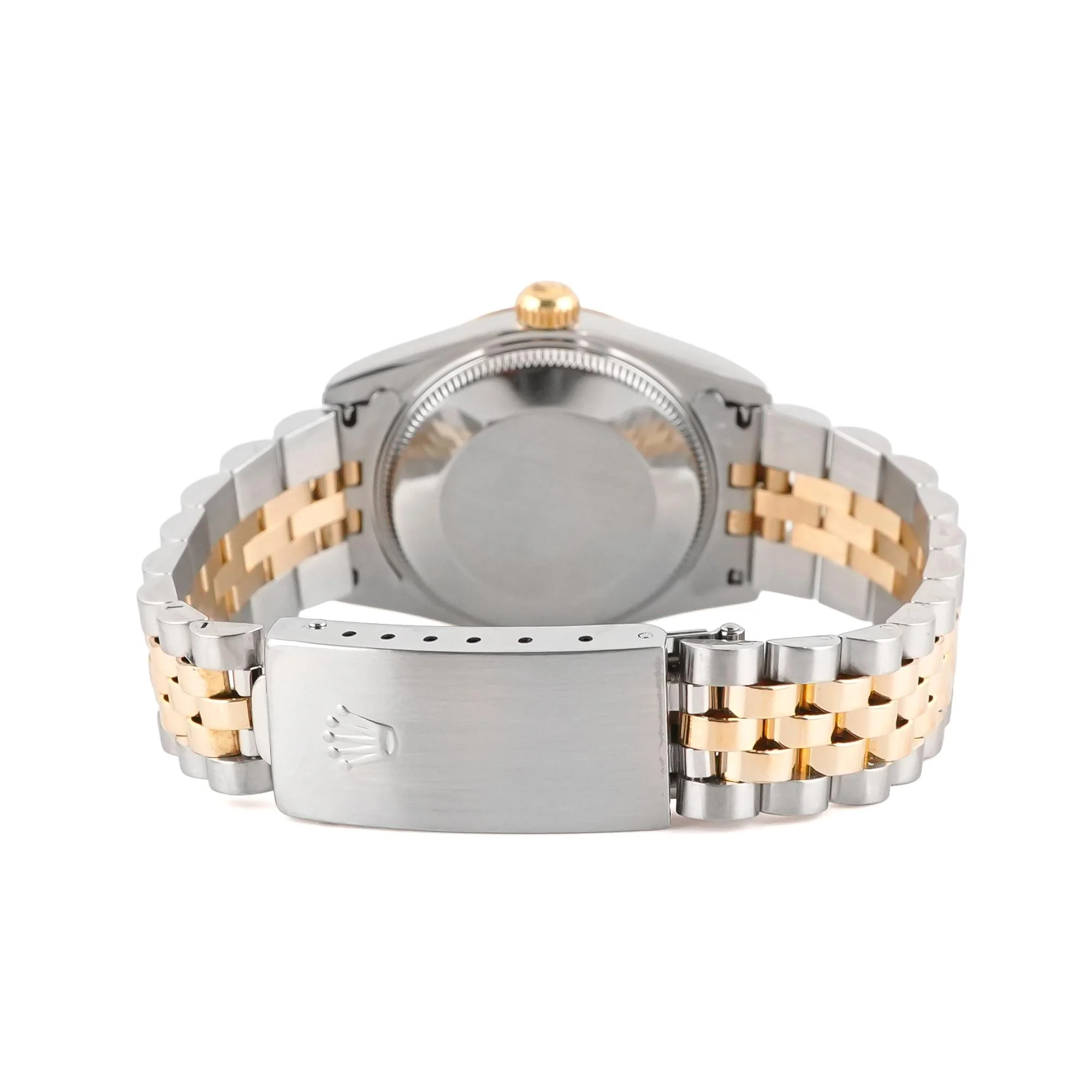 Rolex 68273 Datejust 31 mm Fluted Bezel Champagne Index Dial Jubilee Bracelet Box 1995 - Image 3