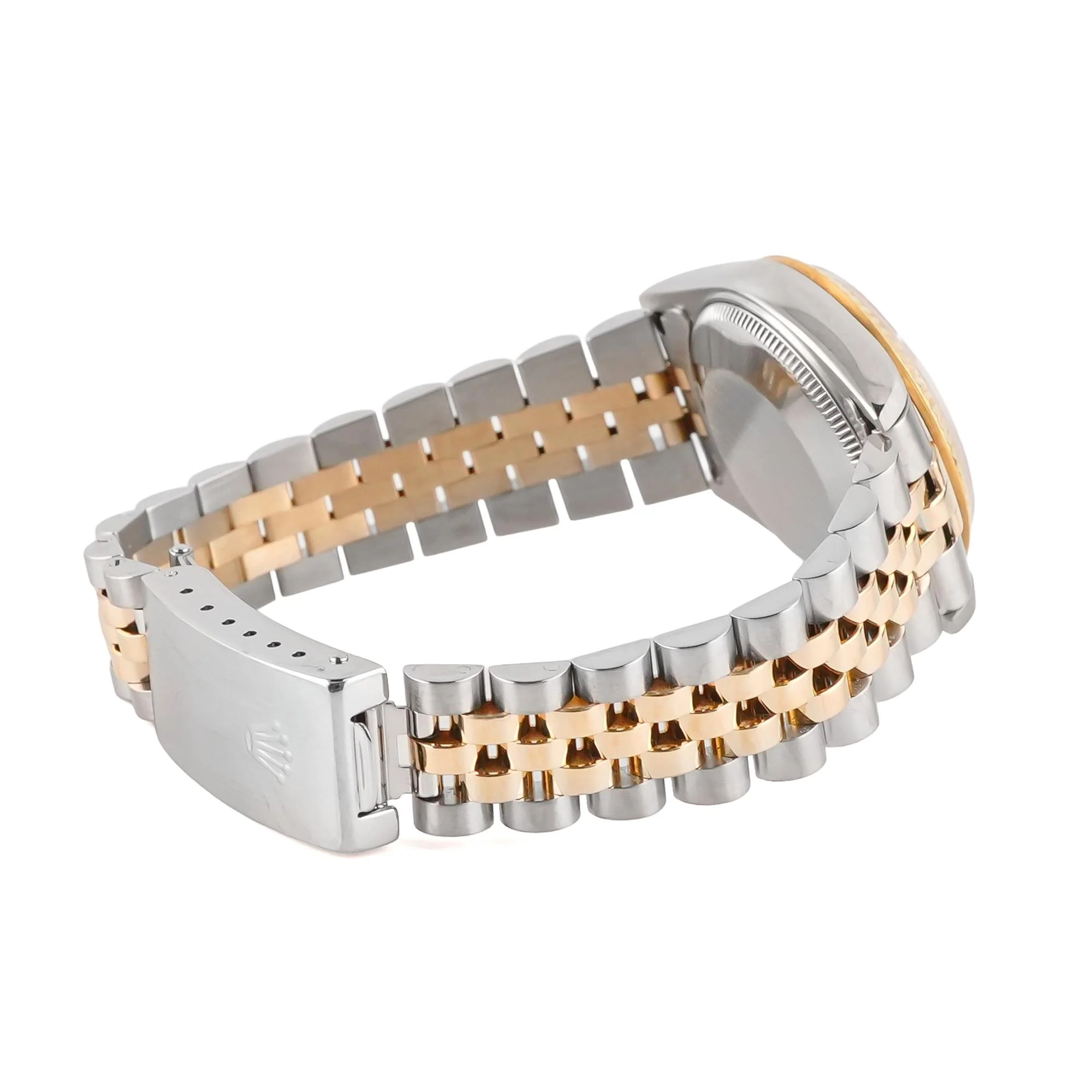 Rolex 68273 Datejust 31 mm Fluted Bezel Champagne Index Dial Jubilee Bracelet Box 1995 - Image 6
