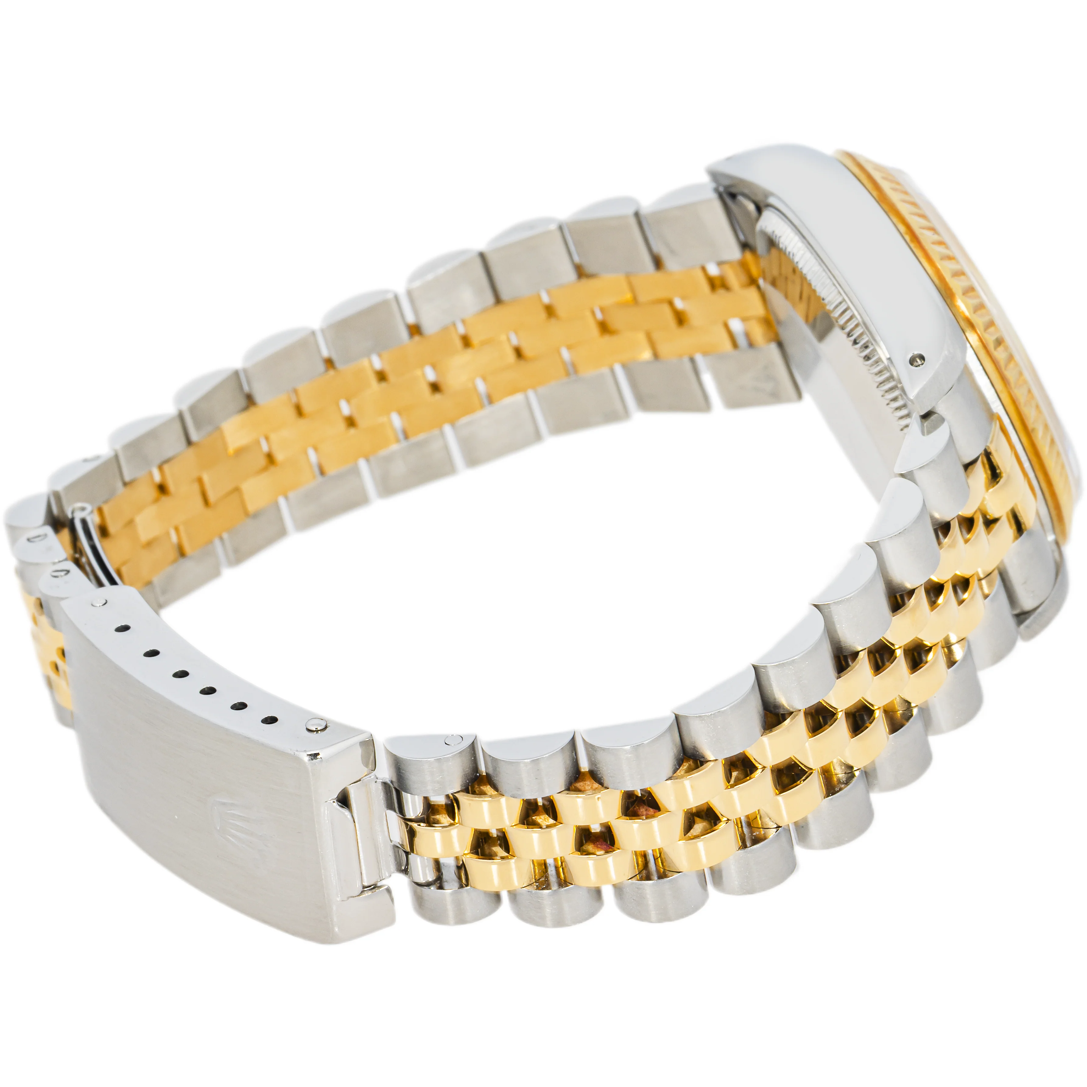 Rolex 68273 Datejust 31 mm Fluted Bezel White Roman Dial Jubilee Bracelet Box and Papers 1993 - Image 6