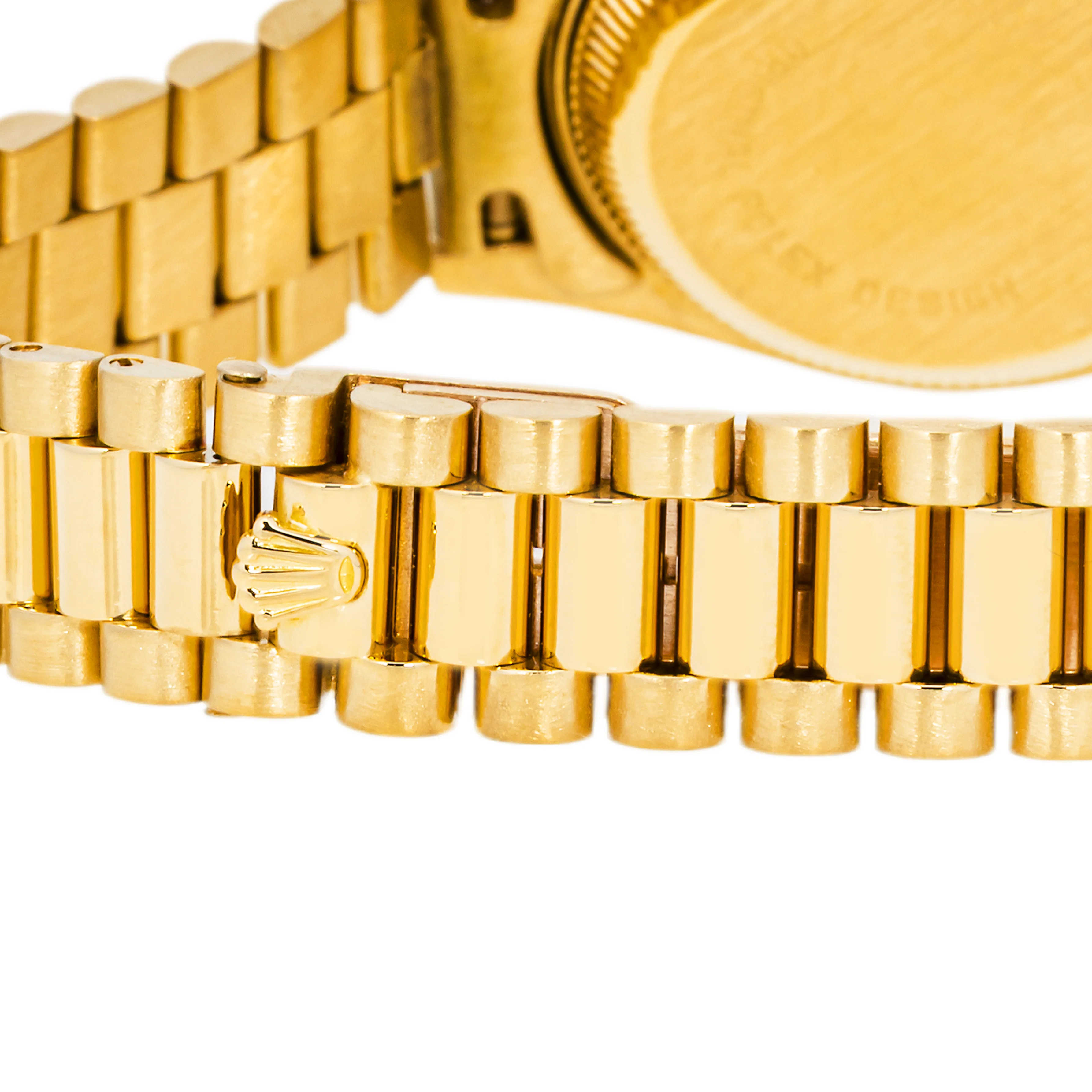Rolex 69178 Lady-Datejust 26 mm Champagne Index Dial President Bracelet with Box 1980 - Image 4