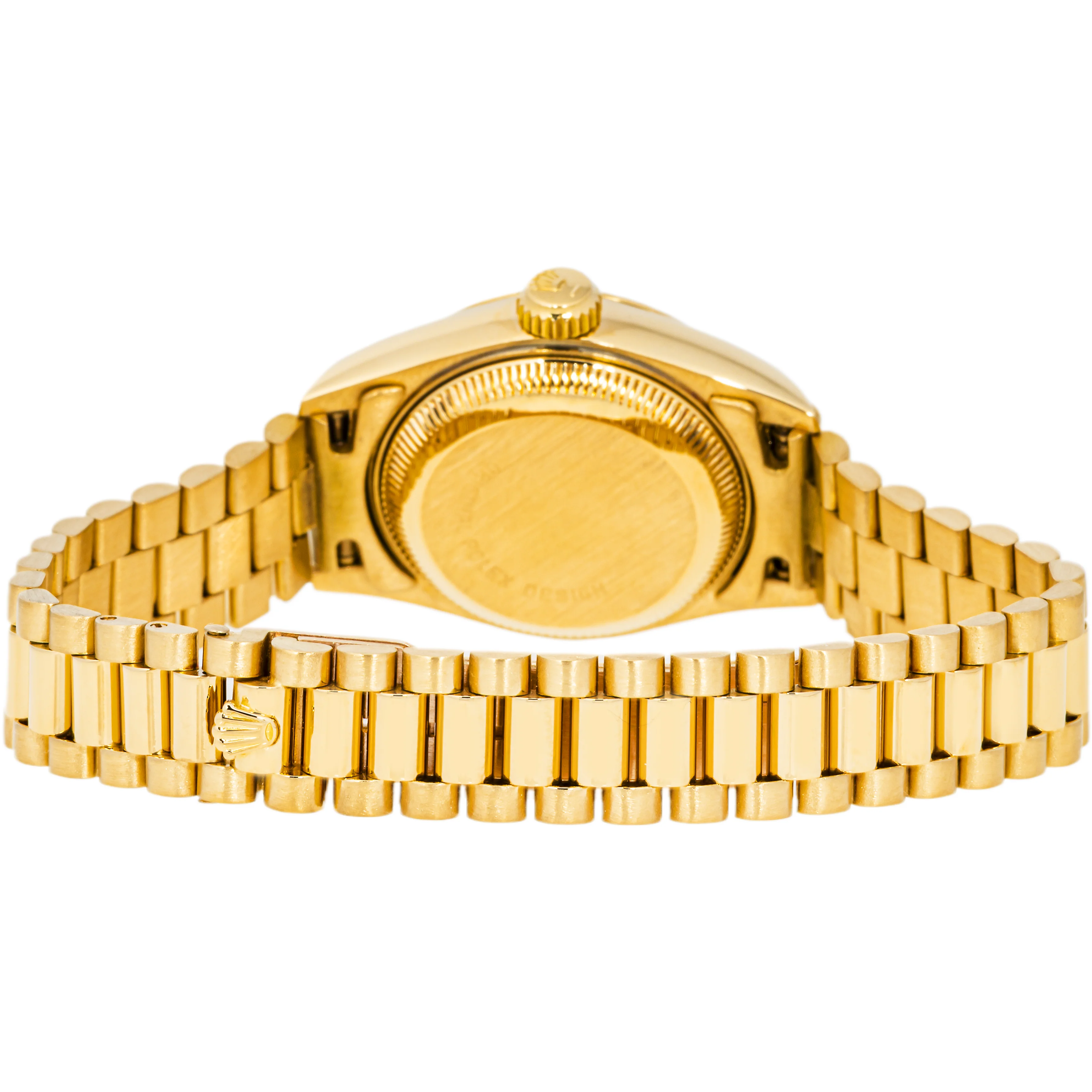 Rolex 69178 Lady-Datejust 26 mm Champagne Index Dial President Bracelet with Box 1980 - Image 5