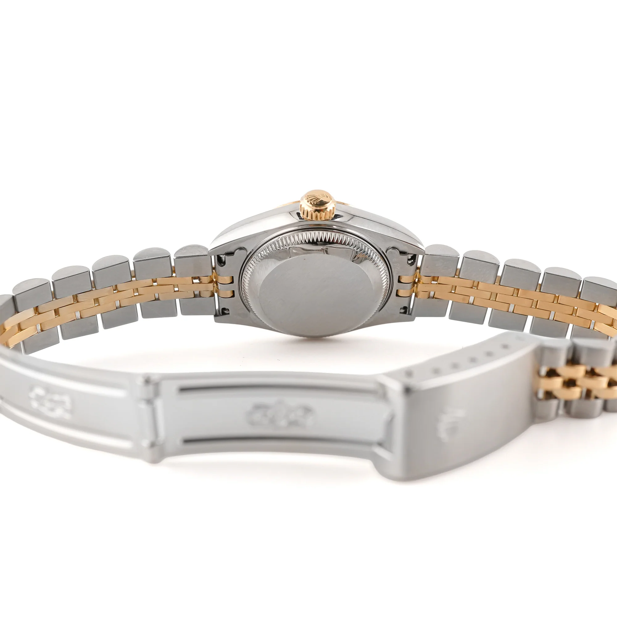 Rolex 69173 Lady-Datejust 26 mm Blue Ombre Diamond Dial Jubilee Bracelet Box and Papers 1995 - Image 9