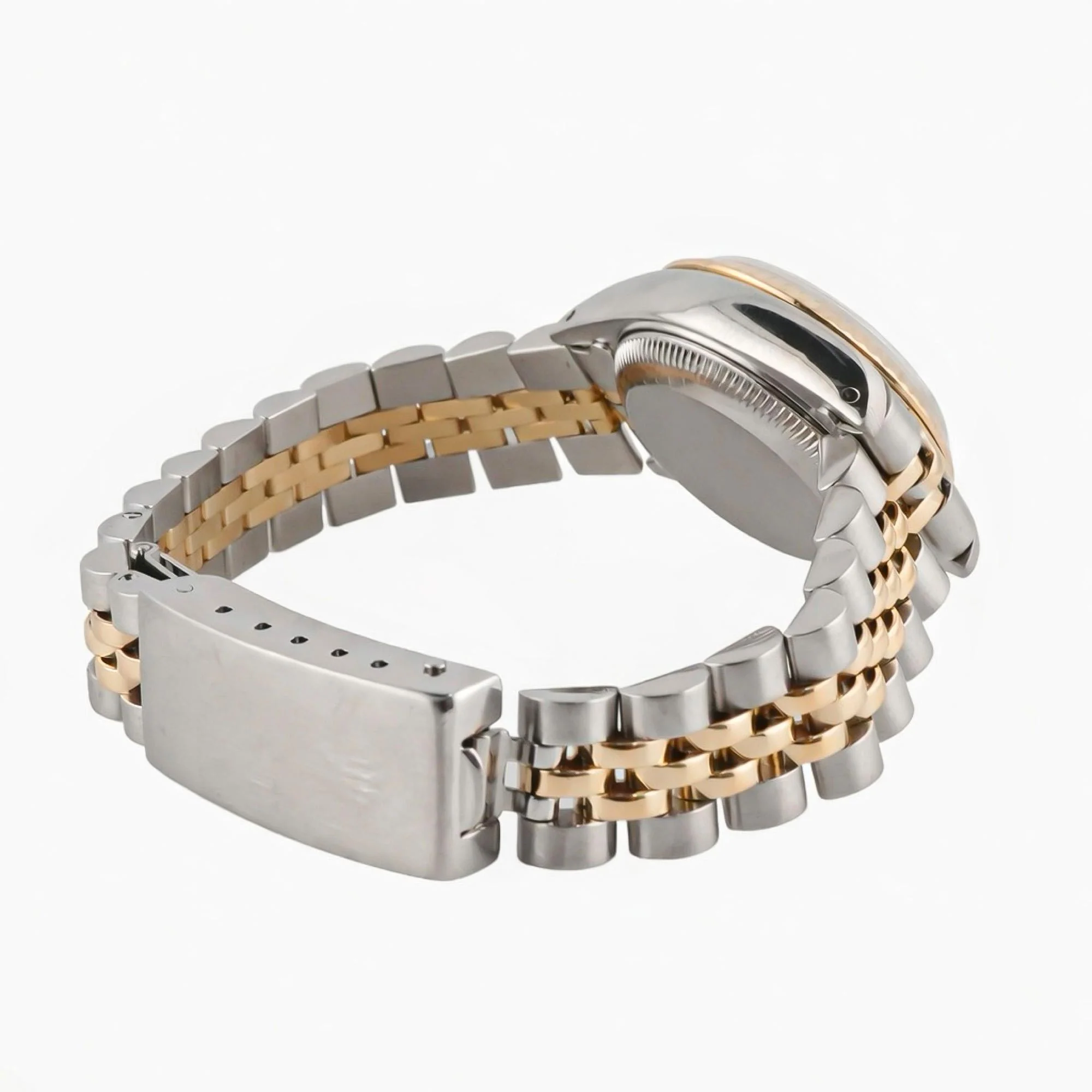 Rolex 69173 Lady-Datejust 26 mm Champagne Diamond Dial Jubilee Bracelet Box 1988 - Image 4