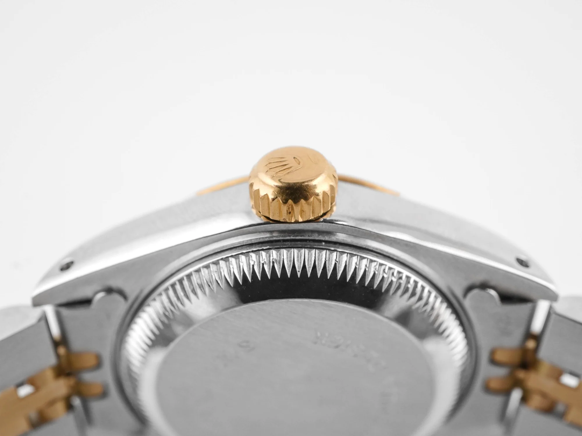 Rolex 69173 Lady-Datejust 26mm Champagne Diamond Dial Jubilee Bracelet Box and Papers 1990 - Image 8