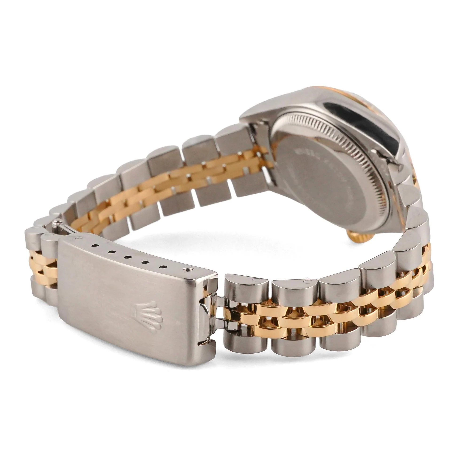 Rolex 69173 Lady-Datejust 26 mm Champagne Diamond Dial Jubilee Bracelet Box and Papers 1996 - Image 5