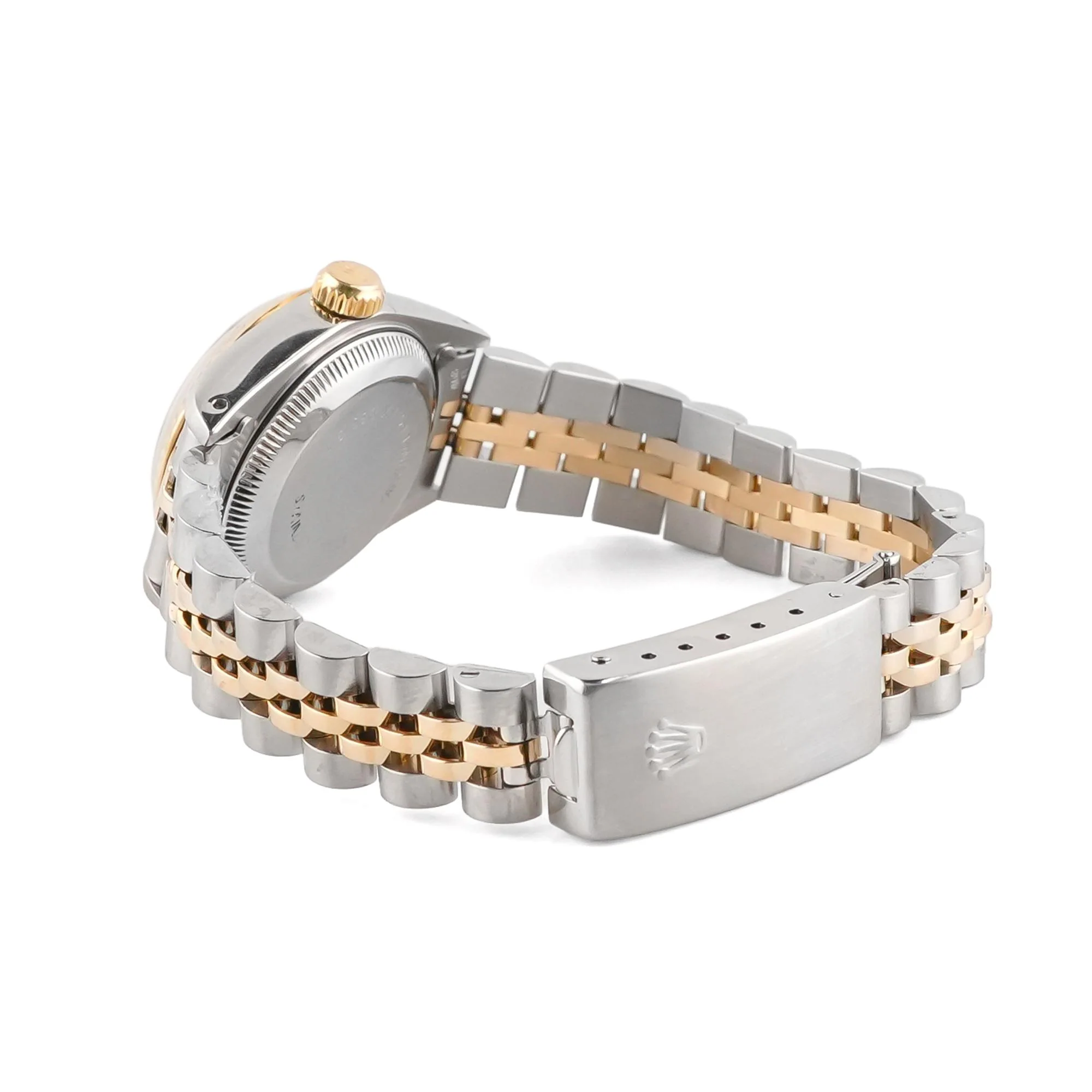 Rolex 69173 Lady-Datejust 26 mm Champagne Diamond Dial Jubilee Bracelet Box and Papers 1990 - Image 5