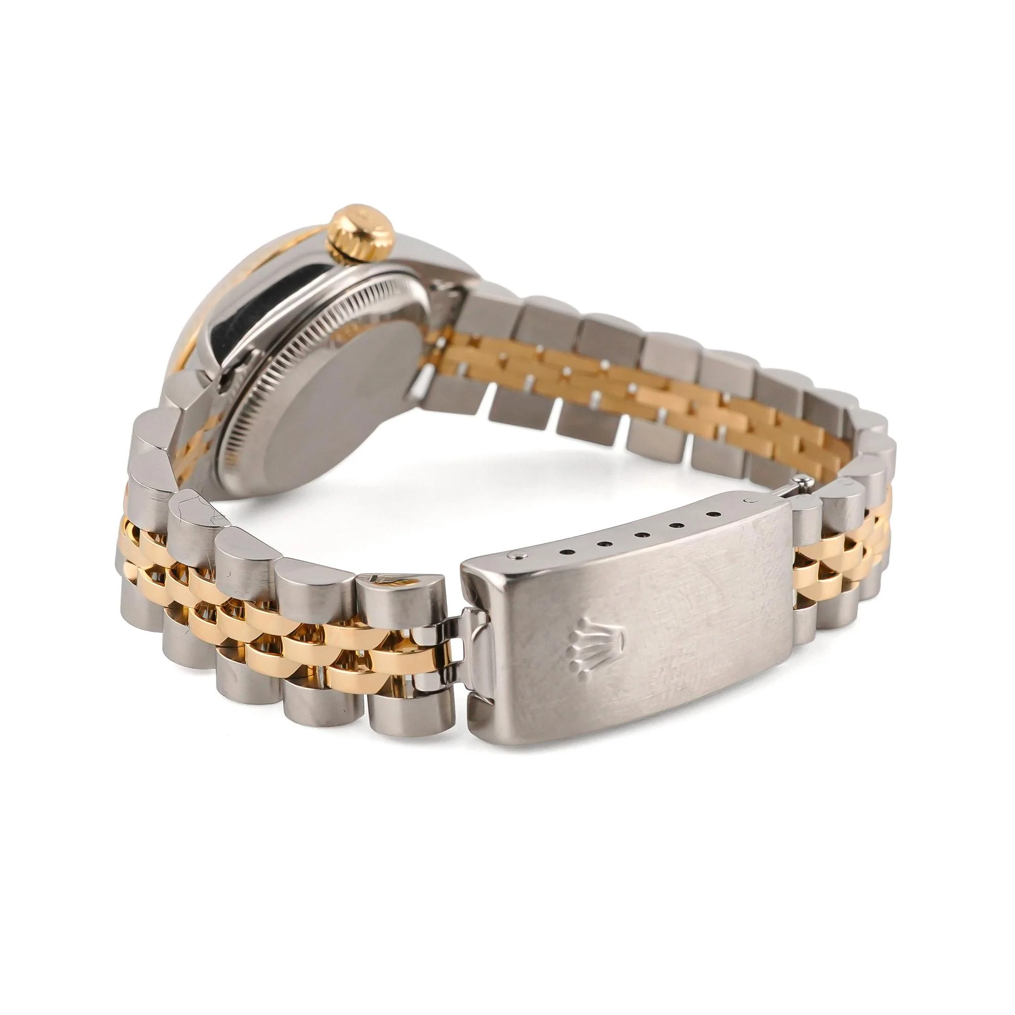 Rolex 69173 Lady-Datejust 26 mm Champagne Index Dial Jubilee Bracelet Box and Papers 1994 - Image 4