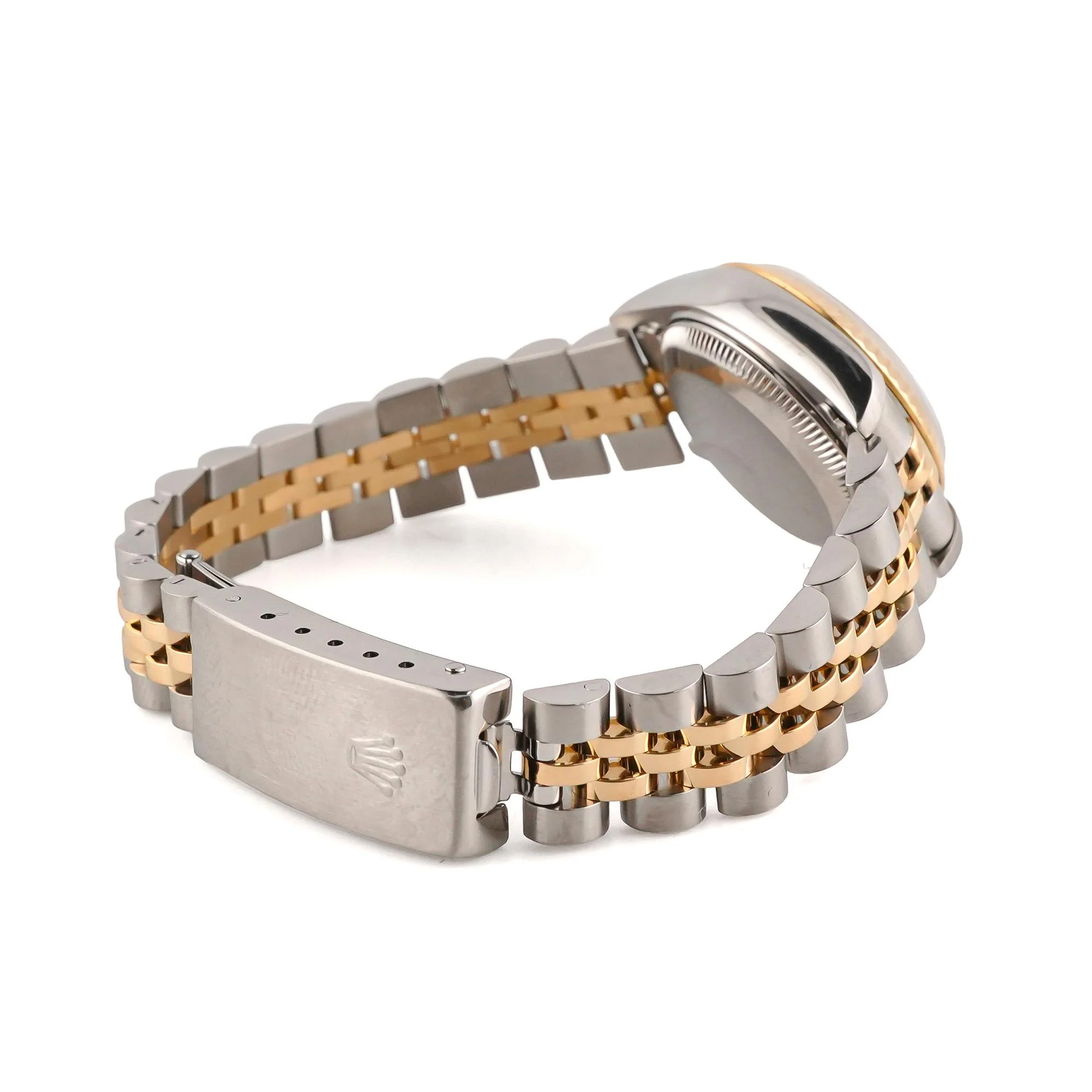 Rolex 69173 Lady-Datejust 26 mm Champagne Index Dial Jubilee Bracelet Box and Papers 1994 - Image 6