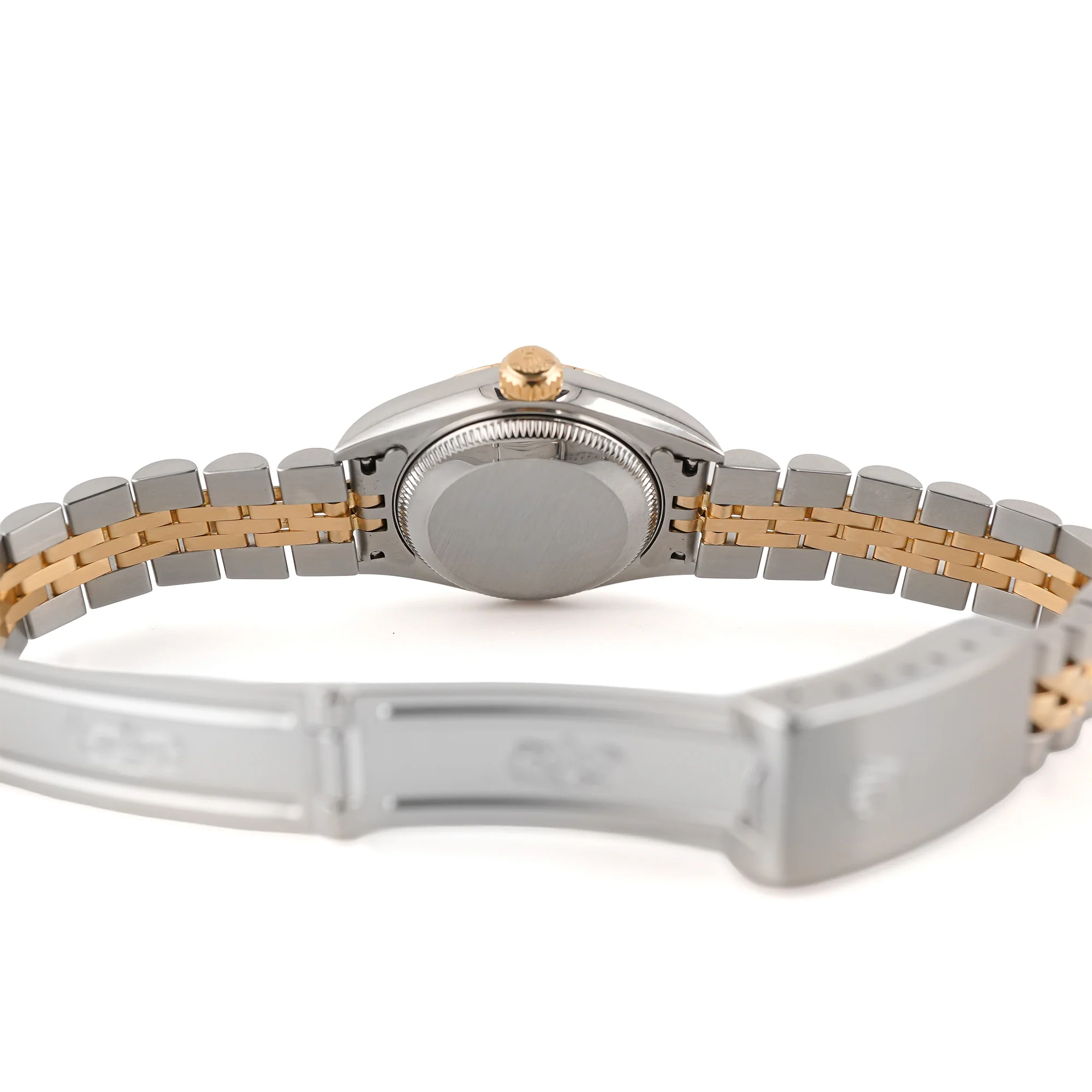Rolex 69173 Lady-Datejust 26 mm Champagne Diamond Dial Jubilee Bracelet Box and Papers 1995 - Image 9