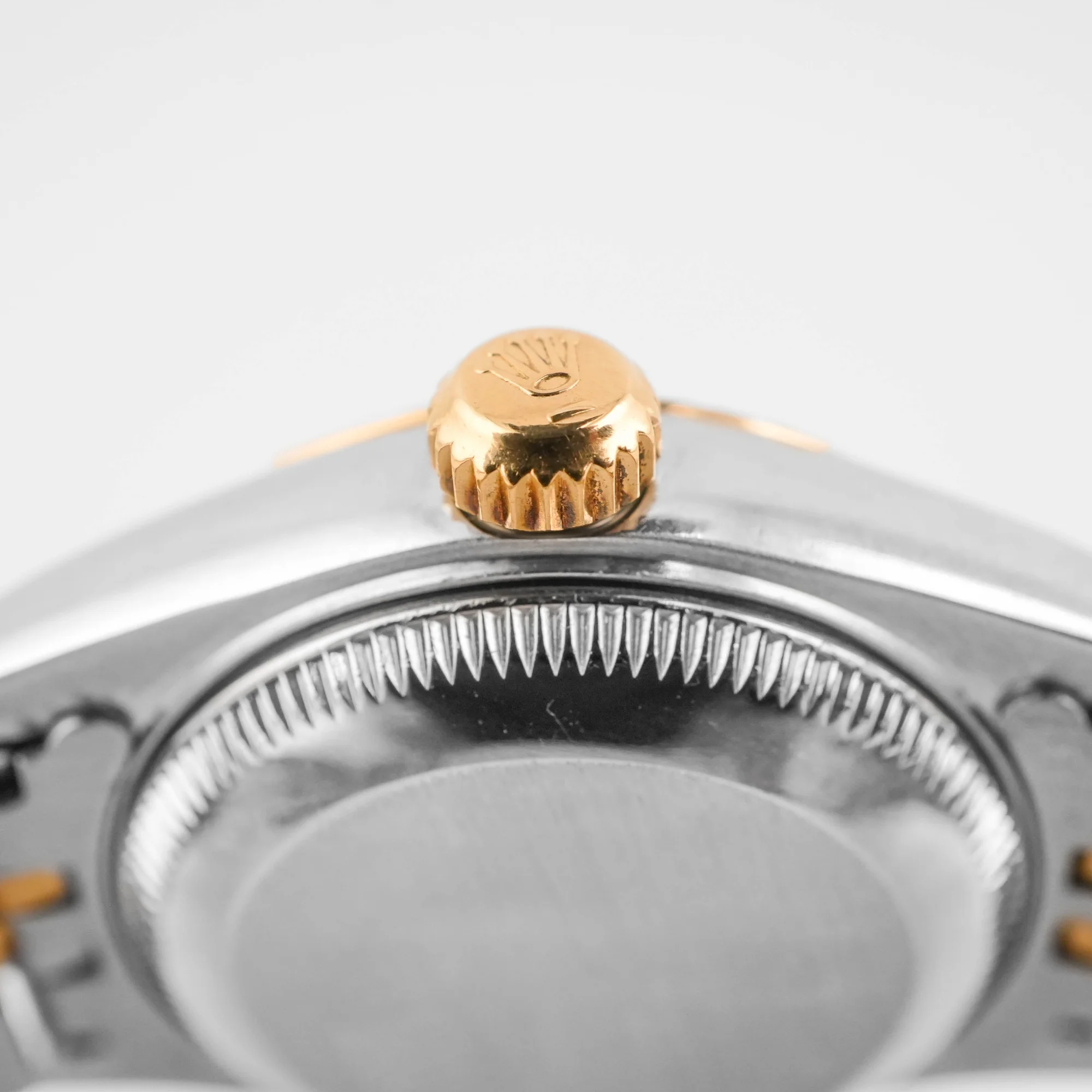 Rolex 69173 Lady-Datejust 26 mm Champagne Index Dial Jubilee Bracelet Box and Papers 1999 - Image 8