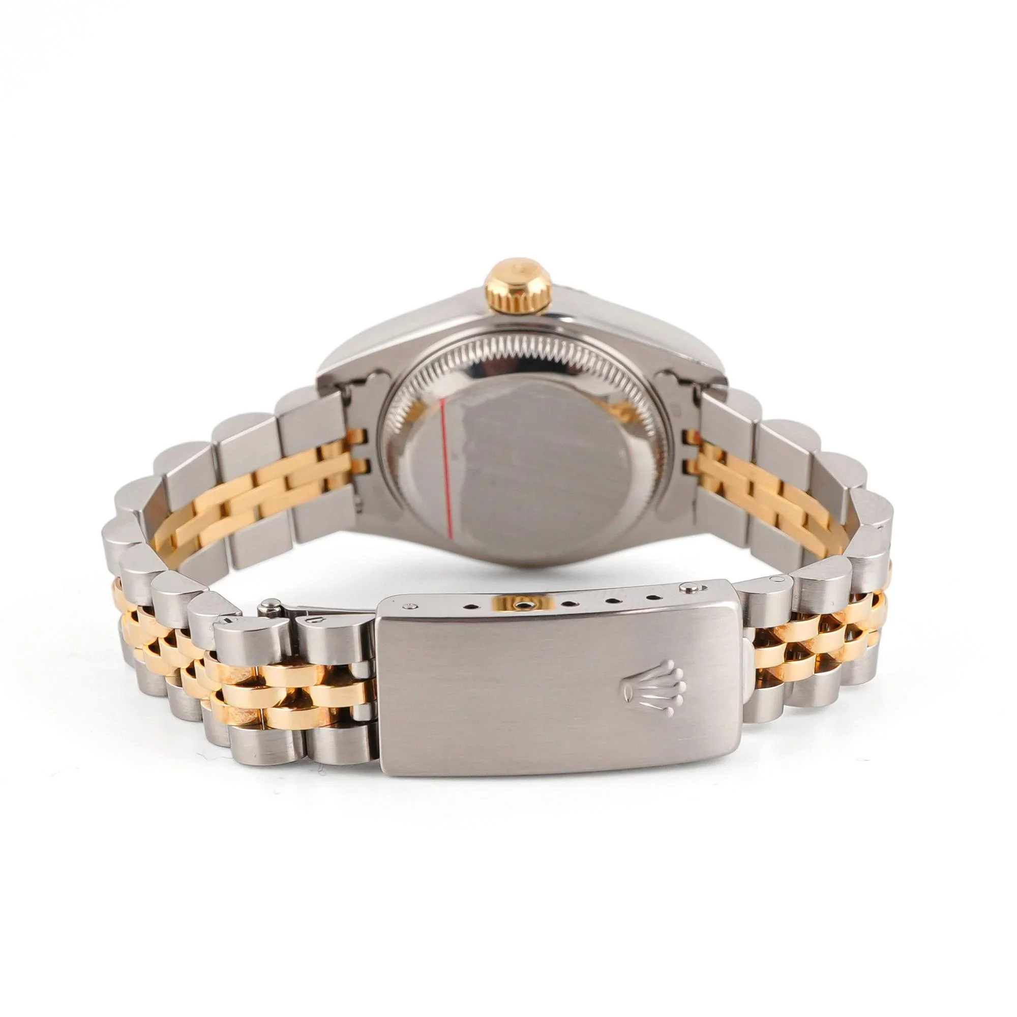 Rolex 69173 Lady-Datejust 26 mm Champagne Roman Dial Jubilee Bracelet Box and Papers 1994 - Image 3
