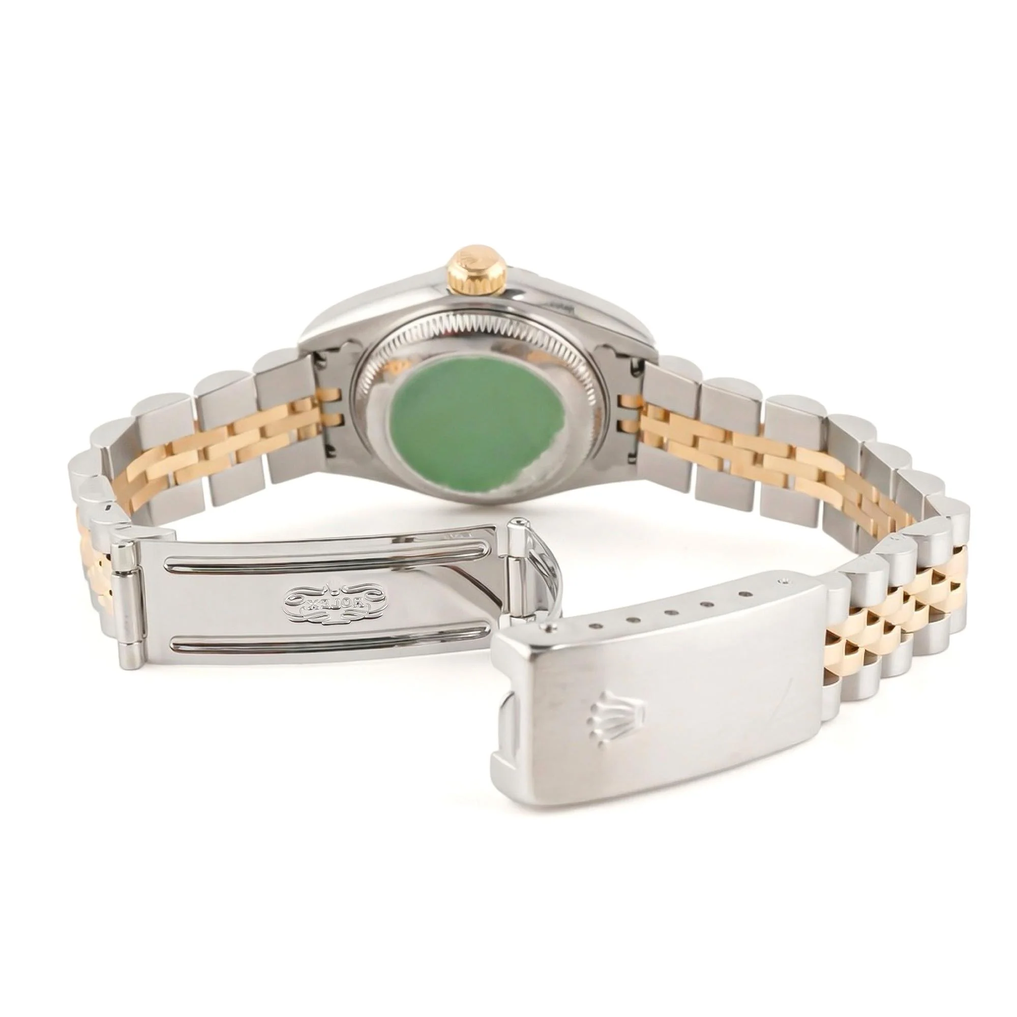 Rolex 69173 Lady-Datejust 26 mm Fluted Bezel Champagne Index Dial Jubilee Bracelet Box 1994 - Image 4