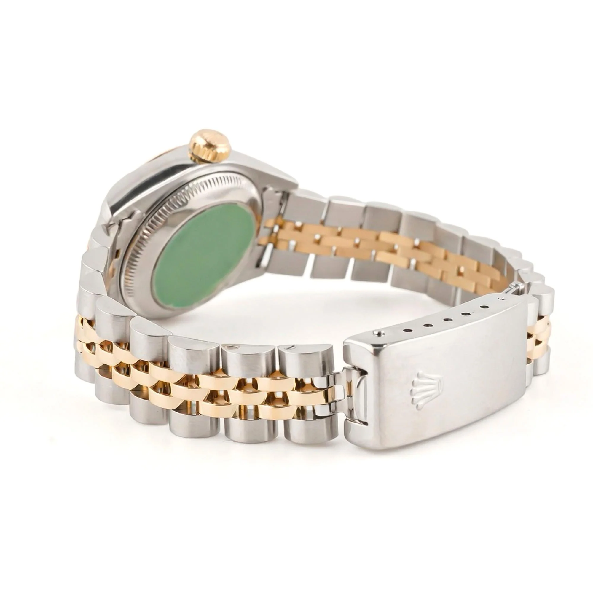Rolex 69173 Lady-Datejust 26 mm Fluted Bezel Champagne Index Dial Jubilee Bracelet Box 1994 - Image 5