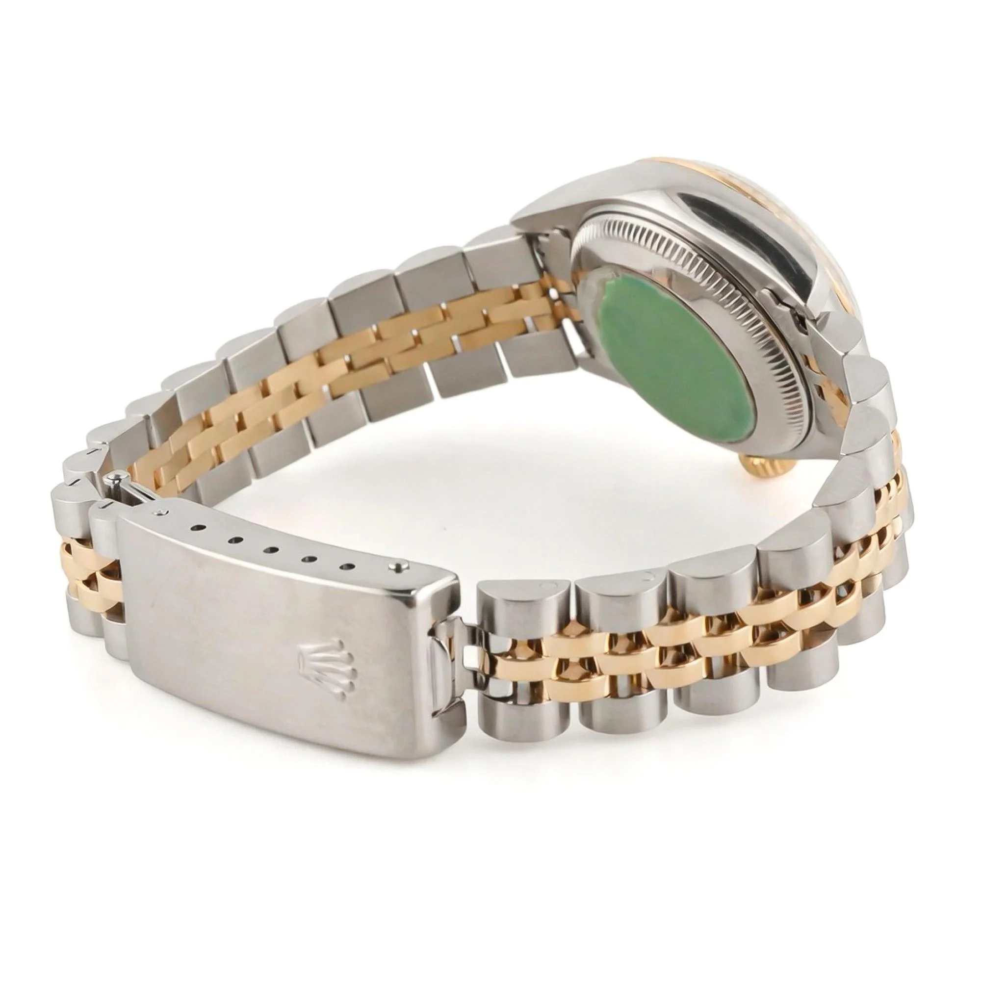 Rolex 69173 Lady-Datejust 26 mm Fluted Bezel Champagne Index Dial Jubilee Bracelet Box 1994 - Image 6